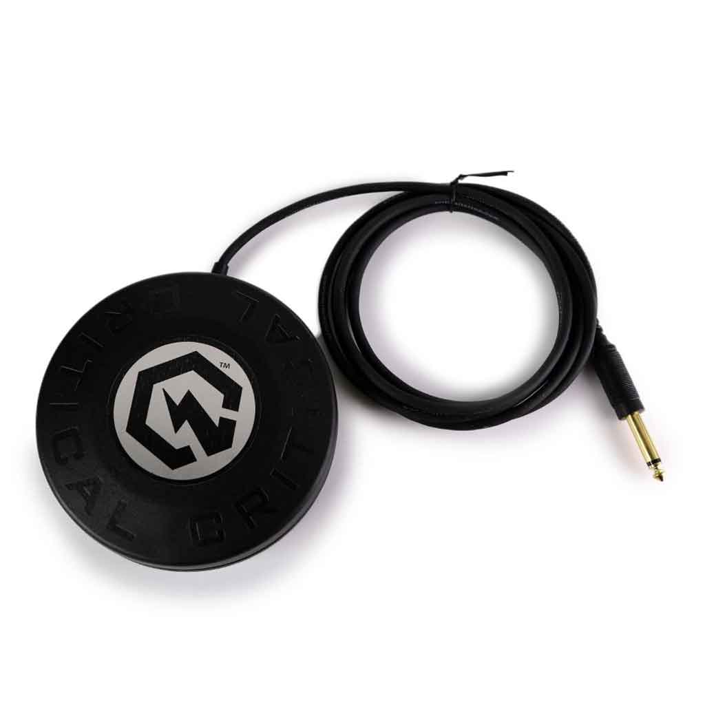Critical Wired Foot Switch - Heavy Duty Control Pedal for Machinery, Medical & Industrial Equipment - Perfect for Hands-Free Operation in Workshops, Hospitals & Labs