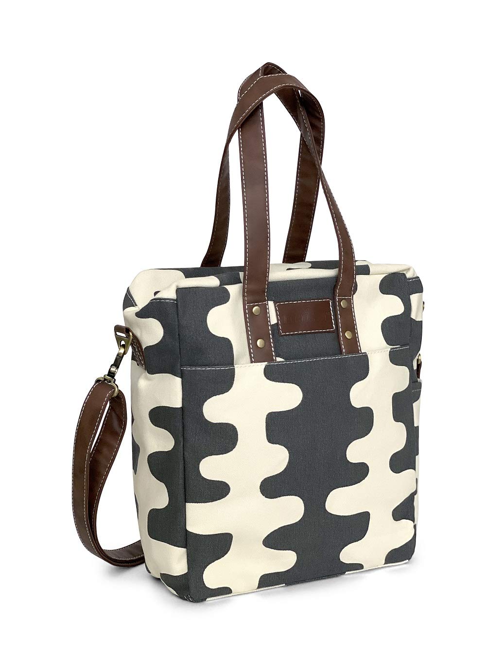 MAIKA Eco-Friendly Recycled Canvas Commuter Tote Bag - Stylish & Durable Work & Travel Tote for Women | Perfect for Office, Gym & Weekend Getaways