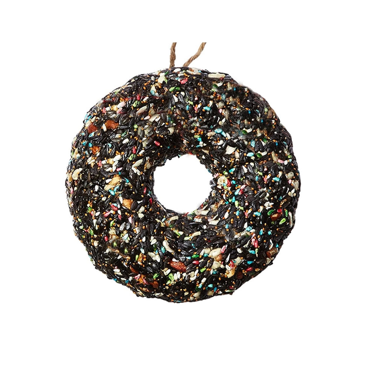 Le Petit Mini Seed Wreath - Handmade Bird Feeder Garden Decor for Outdoor & Indoor Use - Perfect for Patio, Yard, and Window Display