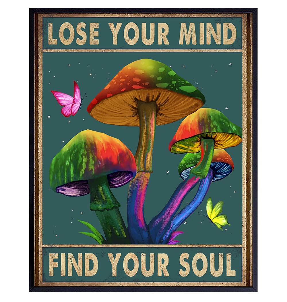 Psychedelic Soul Poster - Trippy Wall Art for Bohemian Room Decor
