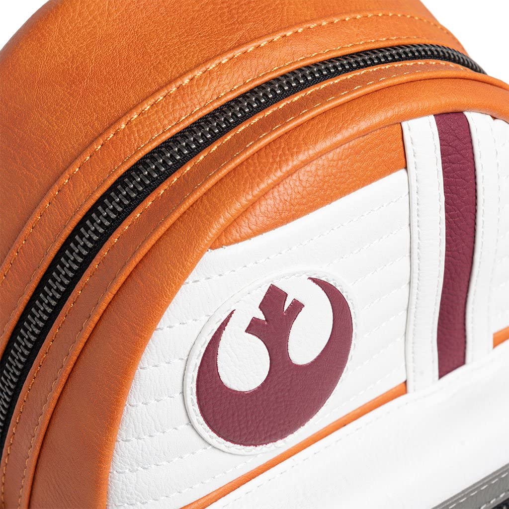 Loungefly Star Wars Rebel Pilot Cosplay Shoulder Bag for Women - Double Strap Crossbody Purse - Perfect for Conventions, Costume Parties & Everyday Use