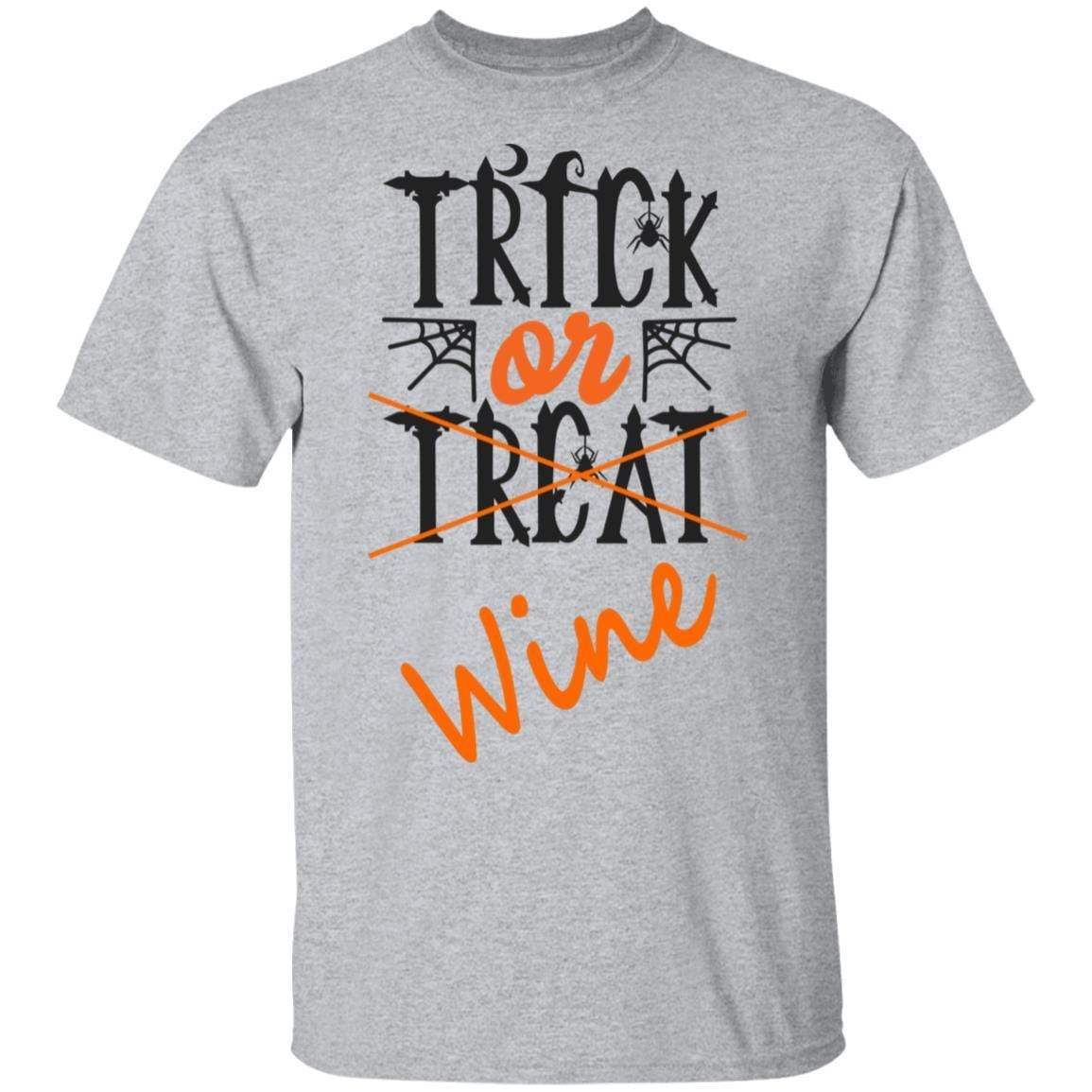 Trick Or Wine Halloween T-Shirt - Ultra Soft Cotton Tee for Women - Funny Wine Lover Gift - Perfect for Halloween Parties & Wine Tasting Events