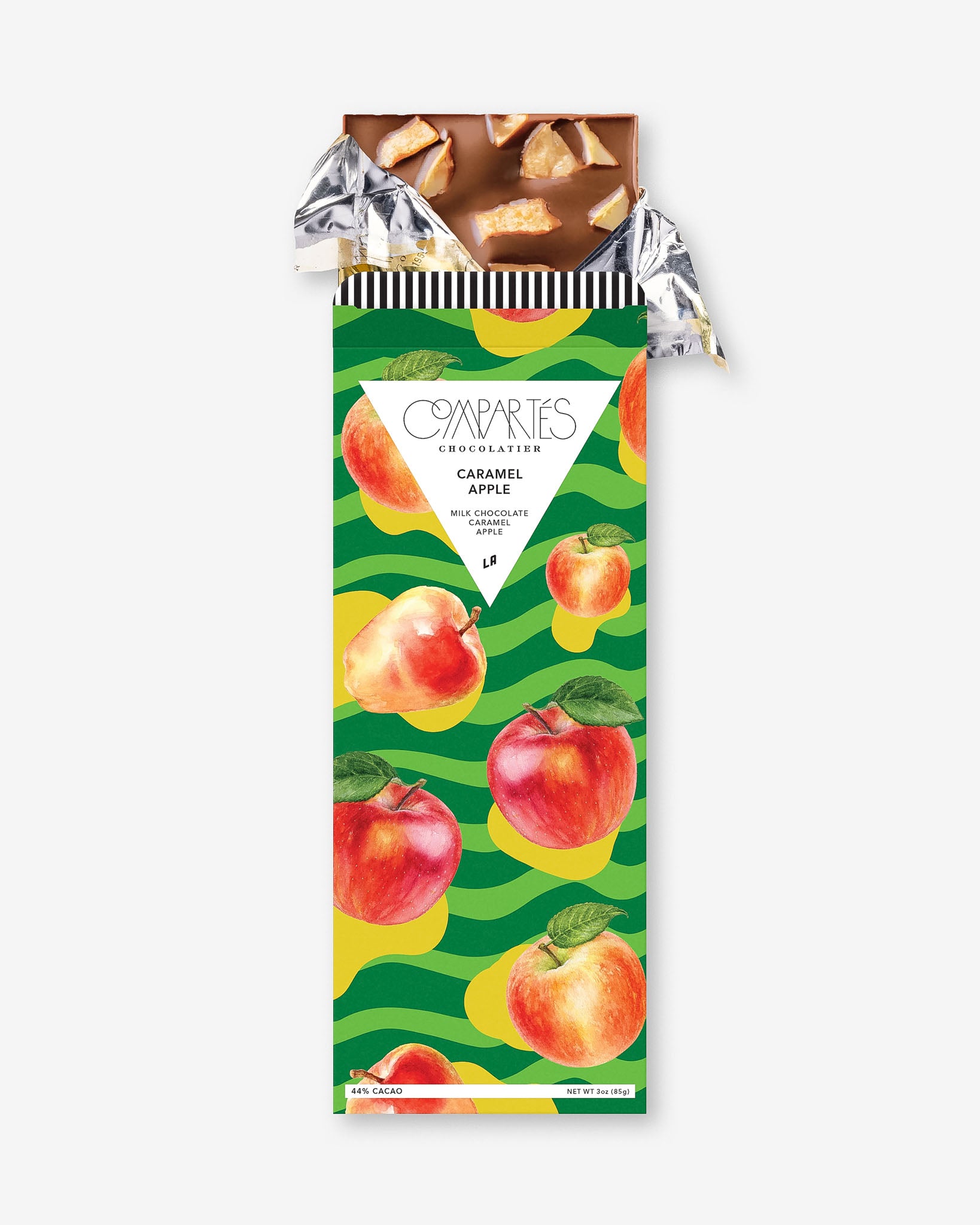 Delicious Caramel Apple Chocolate Bar - Sweet & Crunchy Snack for Halloween, Christmas & Gift Giving