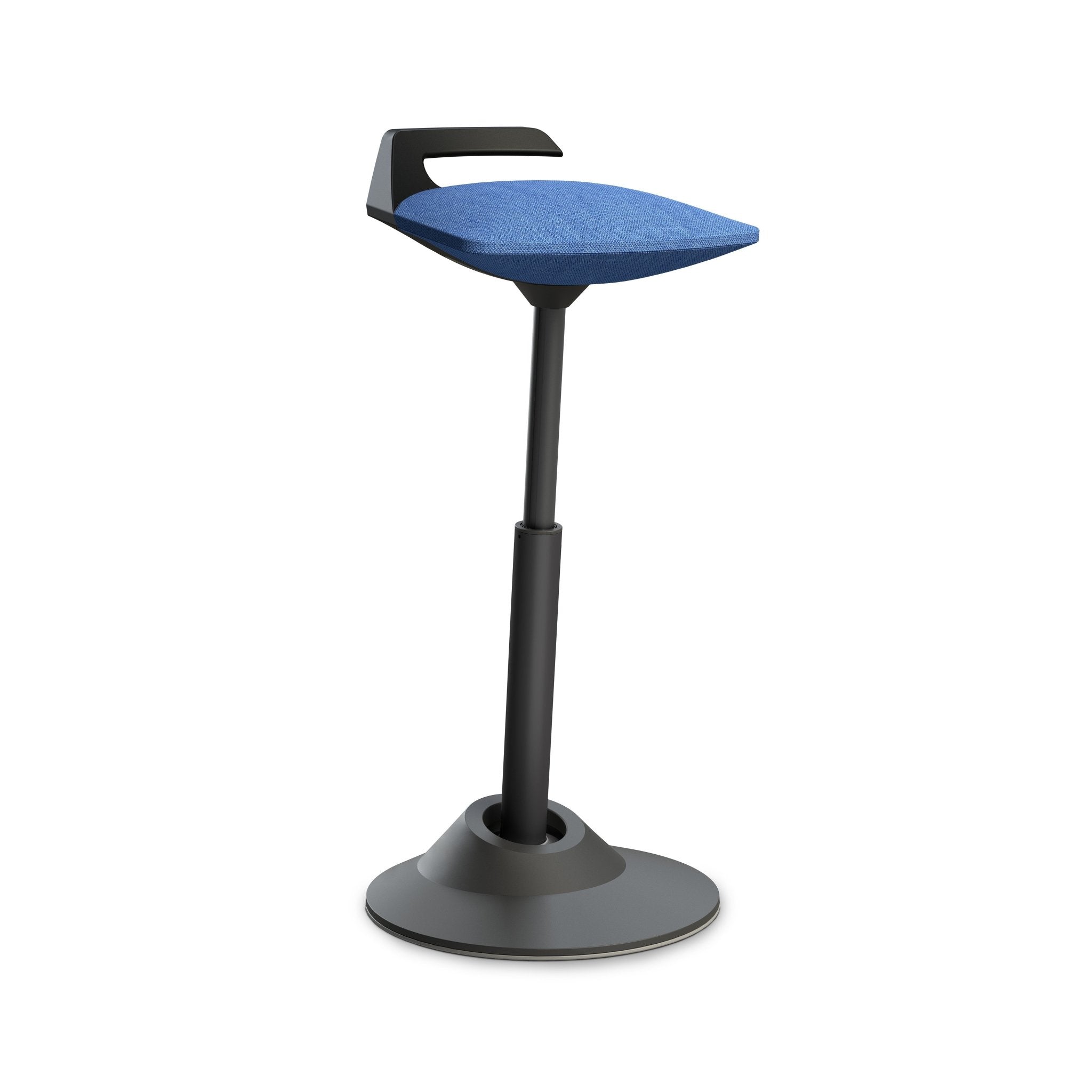 Aeris Muvman Black Ergonomic Office Chair - Adjustable Height & Lumbar Support for Home & Workspace Comfort