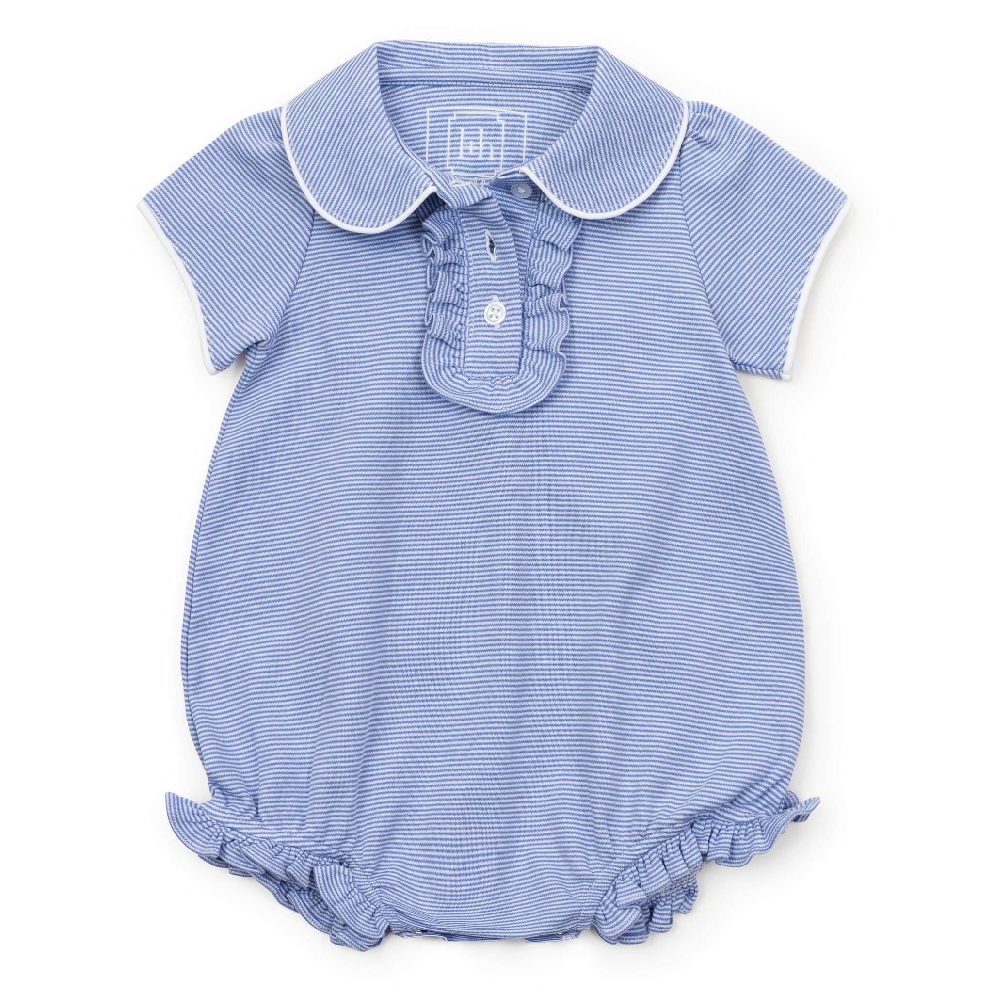 Gabby Girls' Bubble Blue Stripes Dress - Cute & Comfortable Kids' Outfit for Parties, School & Playtime
