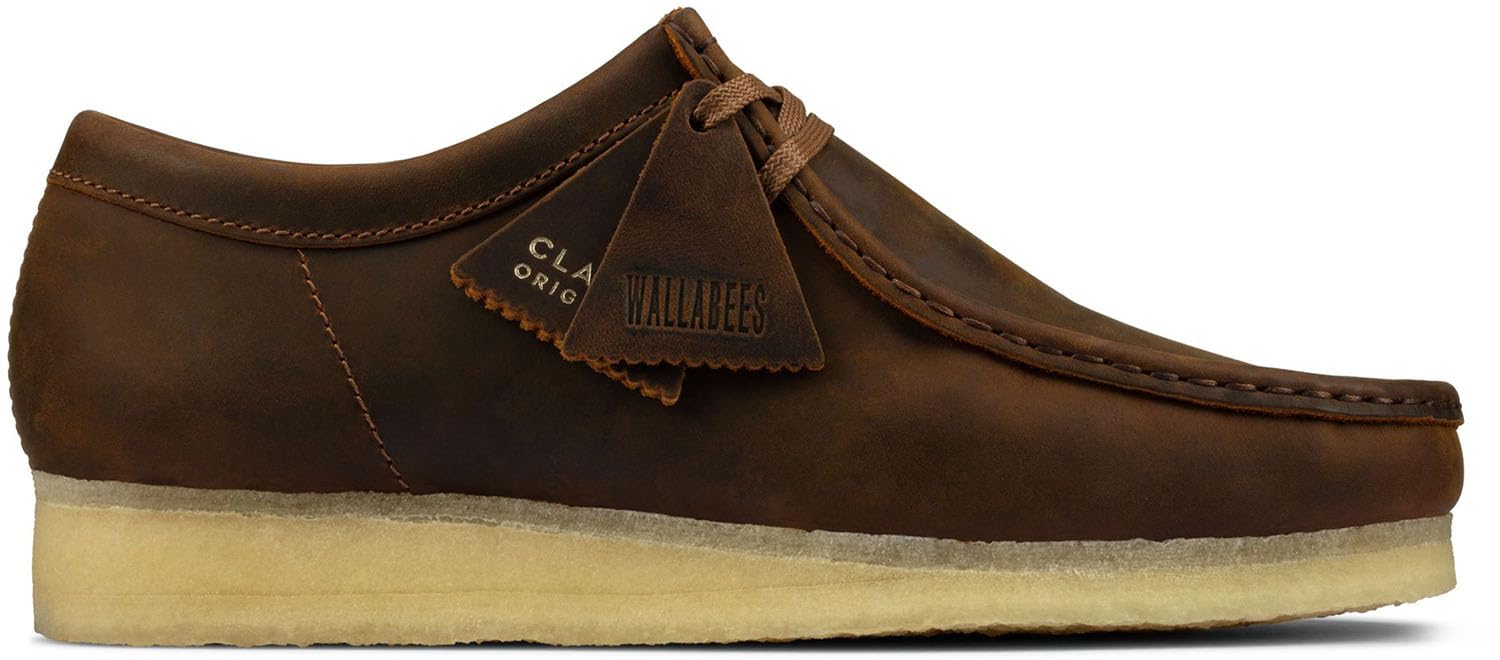 Clarks Men's Wallabee Oxford Shoes - Classic Comfort Casual Loafers for Men | Perfect for Office, Travel & Everyday Wear