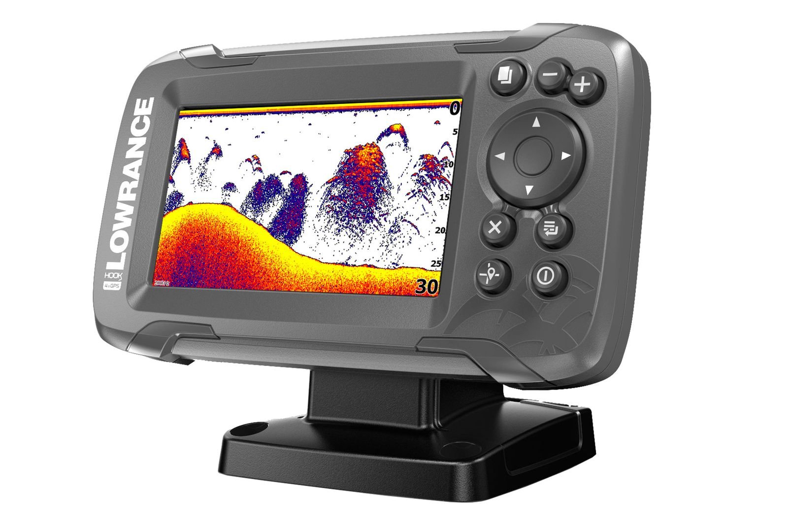 Lowrance Hook2 4X GPS Fish Finder with CHIRP Sonar & SplitShot Transducer - Portable Fishfinder for Boating, Kayaking, Ice Fishing & Freshwater/Saltwater Angling