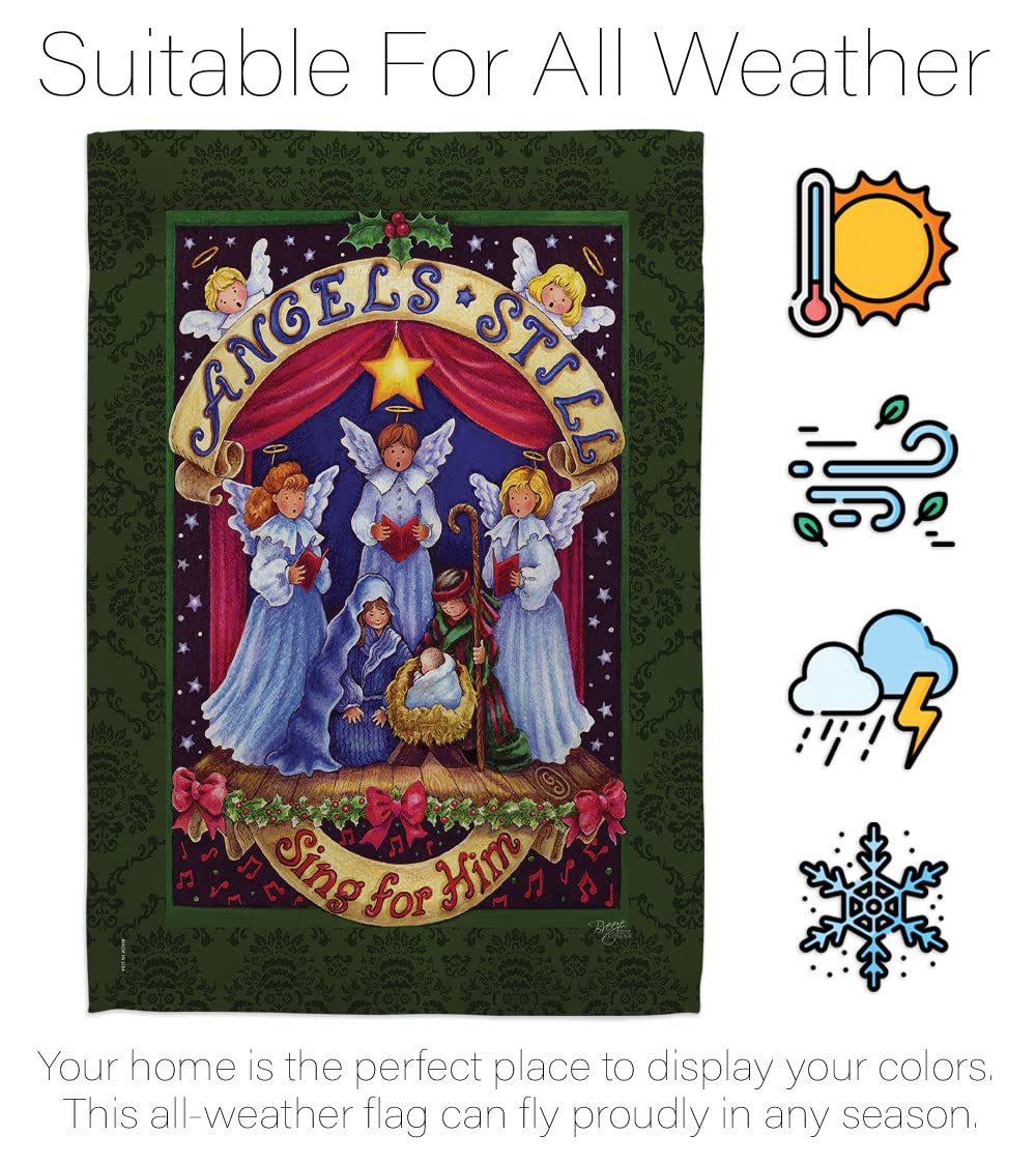 Christmas Garden Flag Set 13x18.5