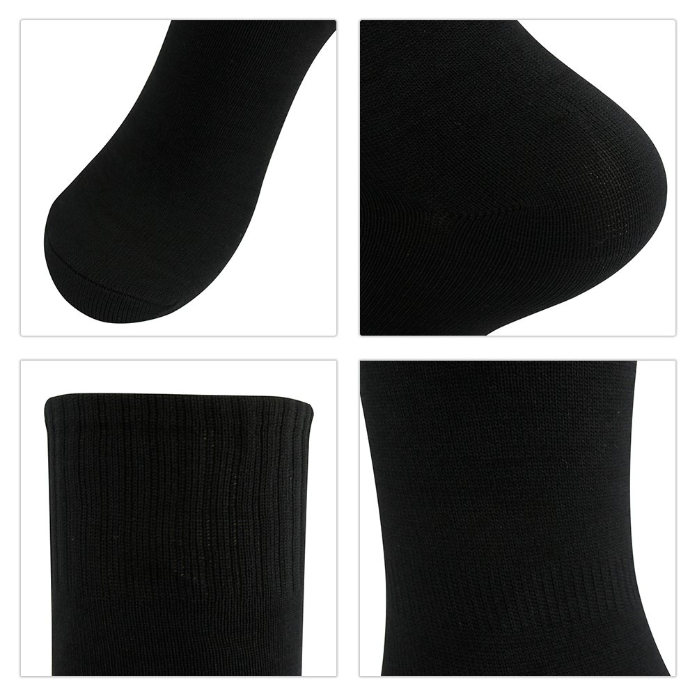 Unisex Knee High Compression Socks for Soccer, Baseball, Softball - 2-10 Pairs of Breathable Sports Tube Socks for Men & Women | Perfect for Football, Running, Gym Workouts & Daily Athletic Wear