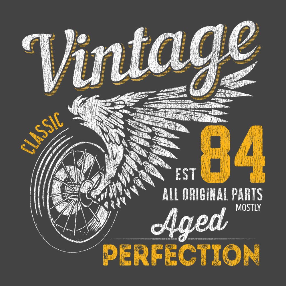 1980 Vintage Birthday Tshirt for Men - 40th Birthday Gift Idea - Perfect for Parties & Celebrations
