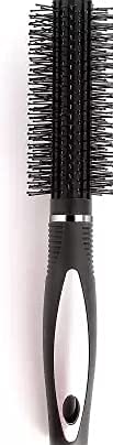 VNZ Round Hair Brush with Soft Nylon Bristles - Detangling & Styling Comb for Women & Men - Perfect for Blowouts, Curls & Everyday Hair Care