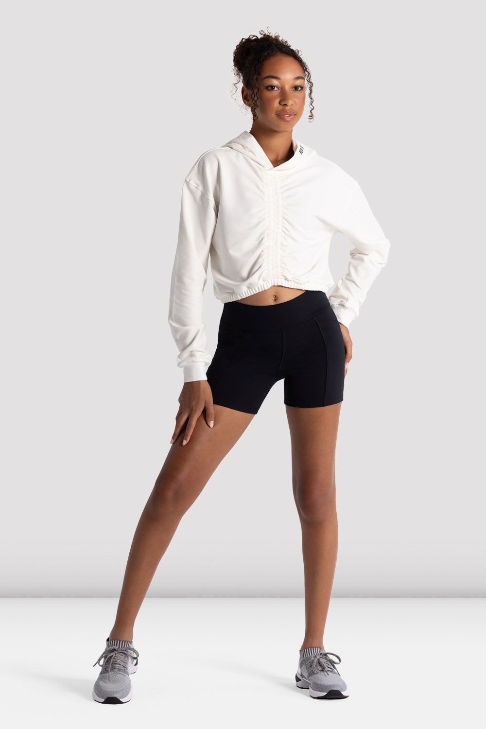 Girls Freestyle Rhythm Cropped Hoodie - Stylish Pullover Sweatshirt for Teens & Young Women - Perfect for Dance, Yoga & Casual Streetwear