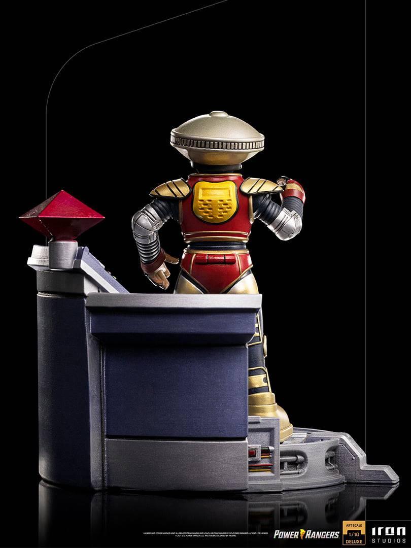 Iron Studios Mighty Morphin Power Rangers Alpha 5 Deluxe BDS Art Scale 1/10 Statue - Collectible Action Figure for Display & Home Decor