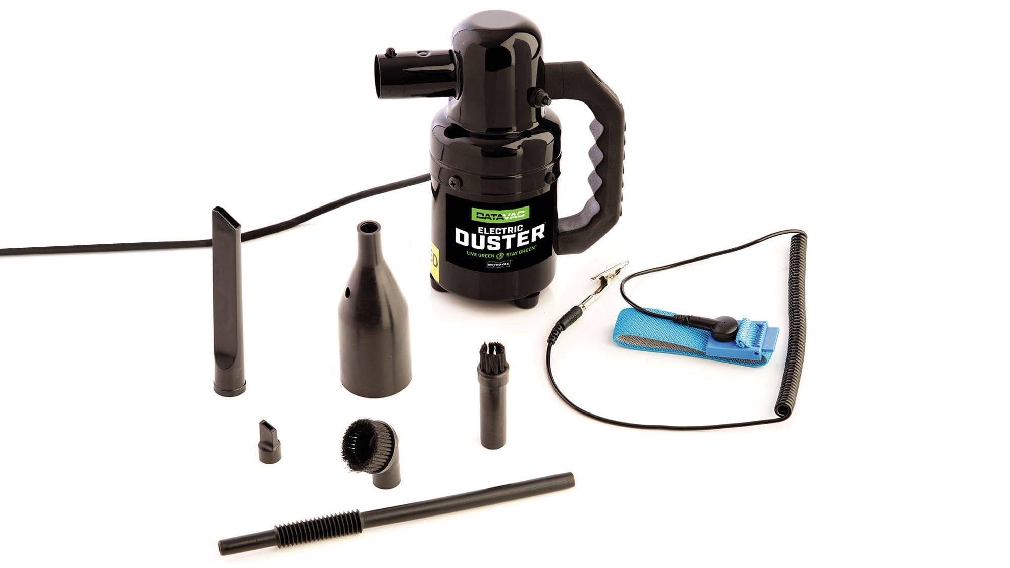METROVAC Computer & Electronics Duster - 4 inW, 70 CFM Air Blower (2016 Version) - Perfect for Cleaning Keyboards, PCs, Laptops & Office Electronics