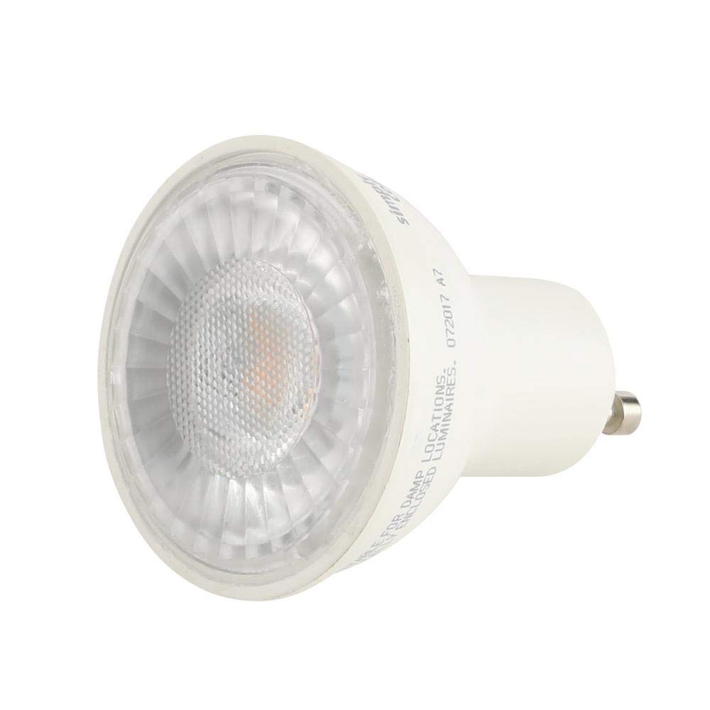 Simply Conserve 7W (50W Equivalent) GU10 LED Light Bulb - Warm White 2700K, Energy Efficient MR16 Bulbs (100-Pack) - Perfect for Home Lighting, Track Lighting, and Commercial Spaces