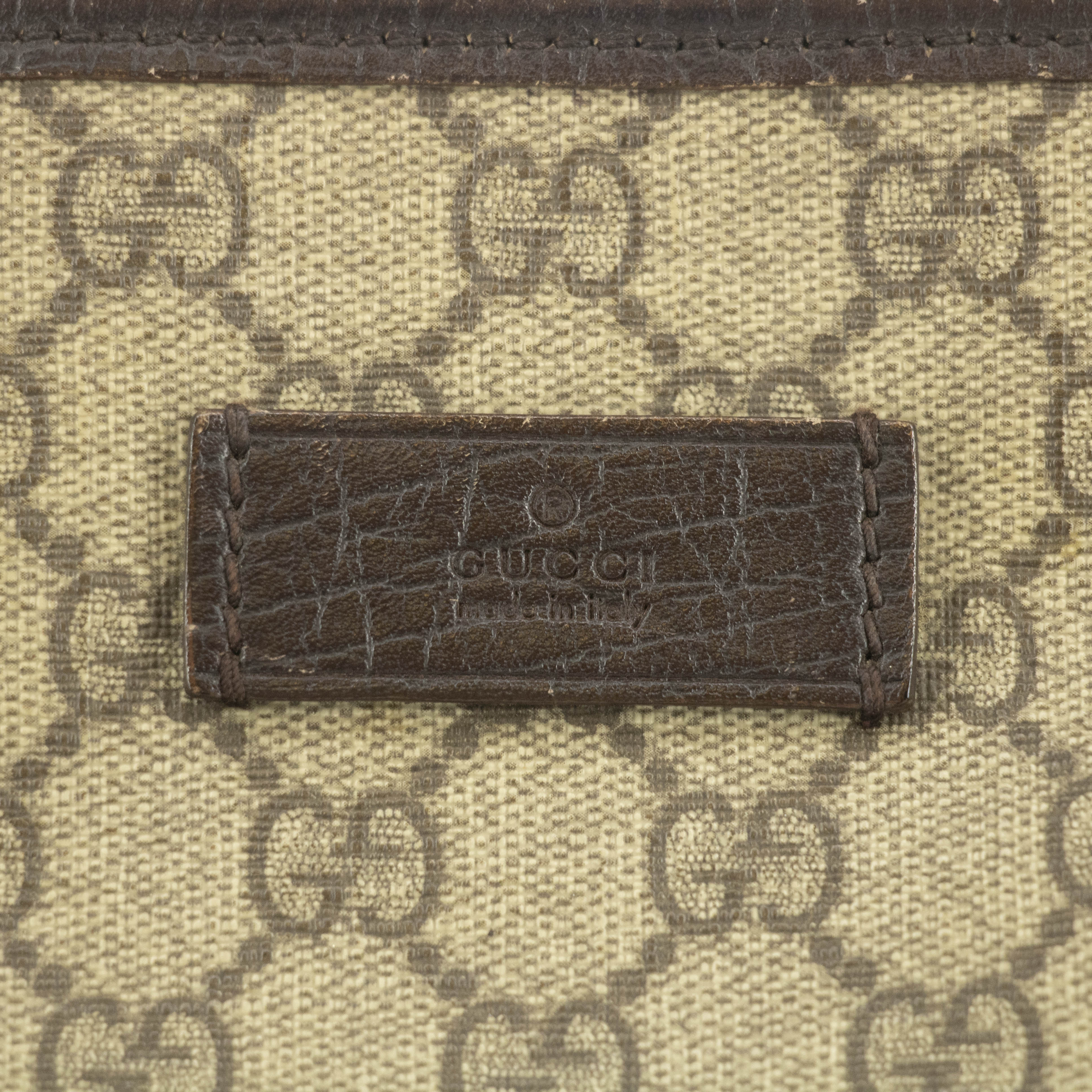 Gucci GG Supreme Coated Canvas Shoulder Bag in Beige & Brown Leather - Stylish Crossbody Purse for Women, Perfect for Work, Travel & Everyday Use #4675