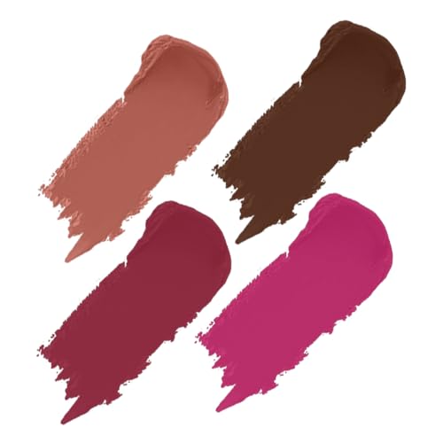 Caramel, Cocoa Brown , Pink Berry, Candy Pink