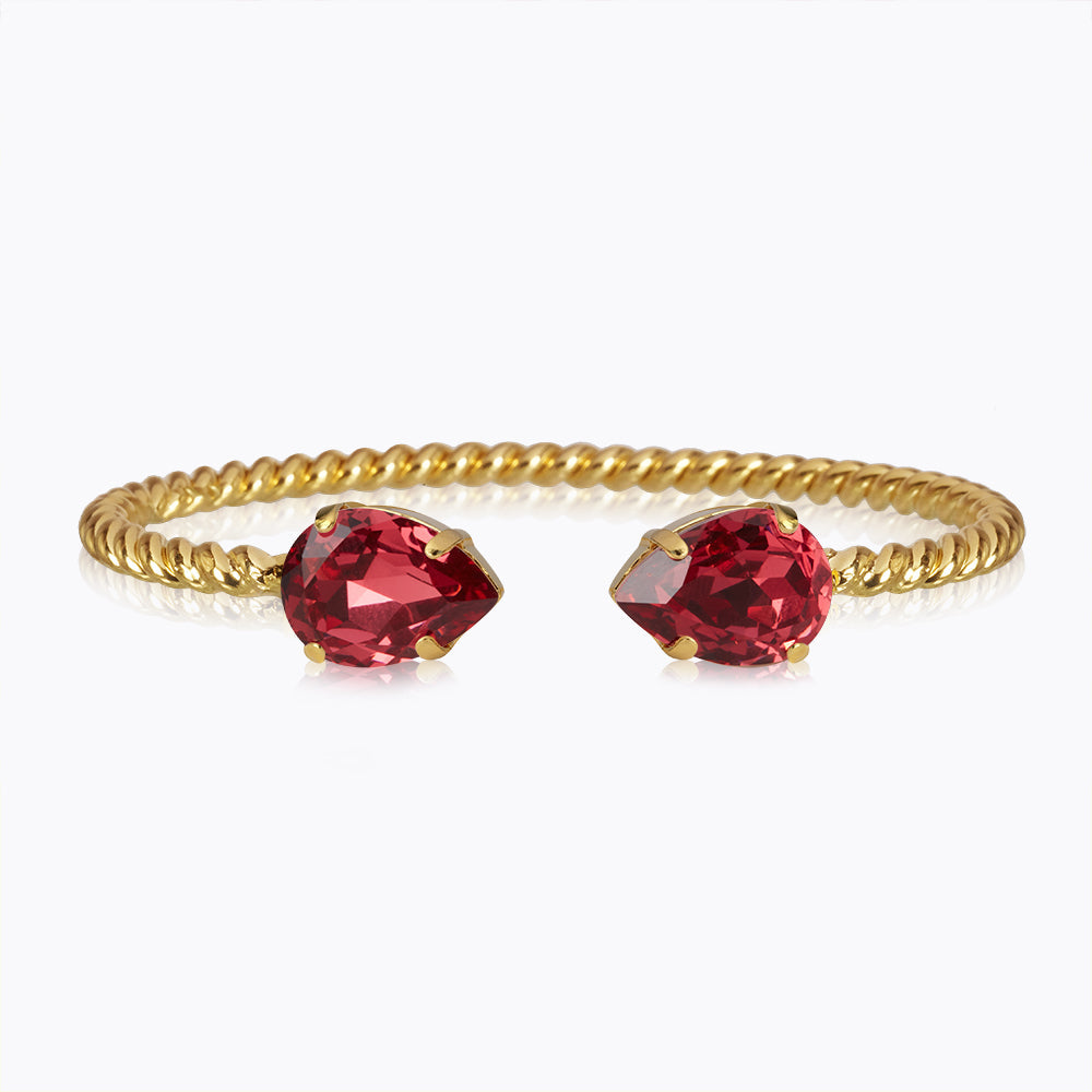 Mini Drop Bracelet in Mulberry Red - Elegant Beaded Jewelry for Women, Perfect for Parties, Weddings & Everyday Wear