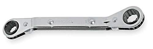 Ratcheting Box Wrench Set - Double Box End Ratchet Wrench for Automotive & DIY Repairs - Ideal for Tight Spaces and Professional Mechanics