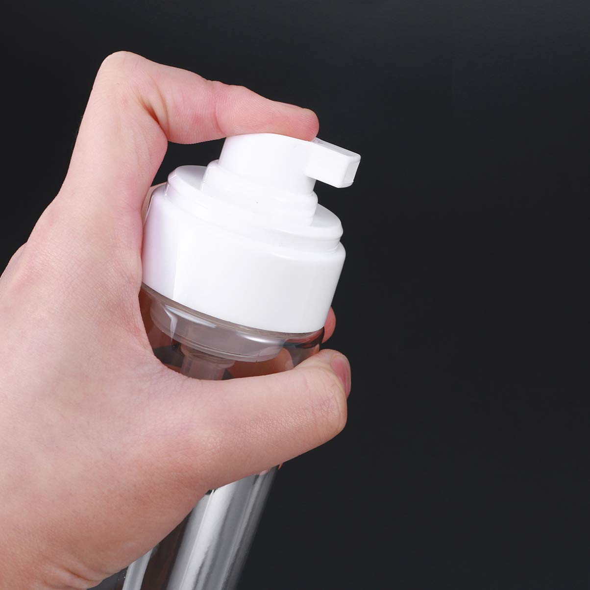 20pcs Refillable Plastic Pump Foam Dispensers - 200ml Empty Travel Soap Bottles for Shampoo, Facial Cleanser & Liquid Soap | Leak-Proof Cosmetic Containers for Home, Gym & Travel Use
