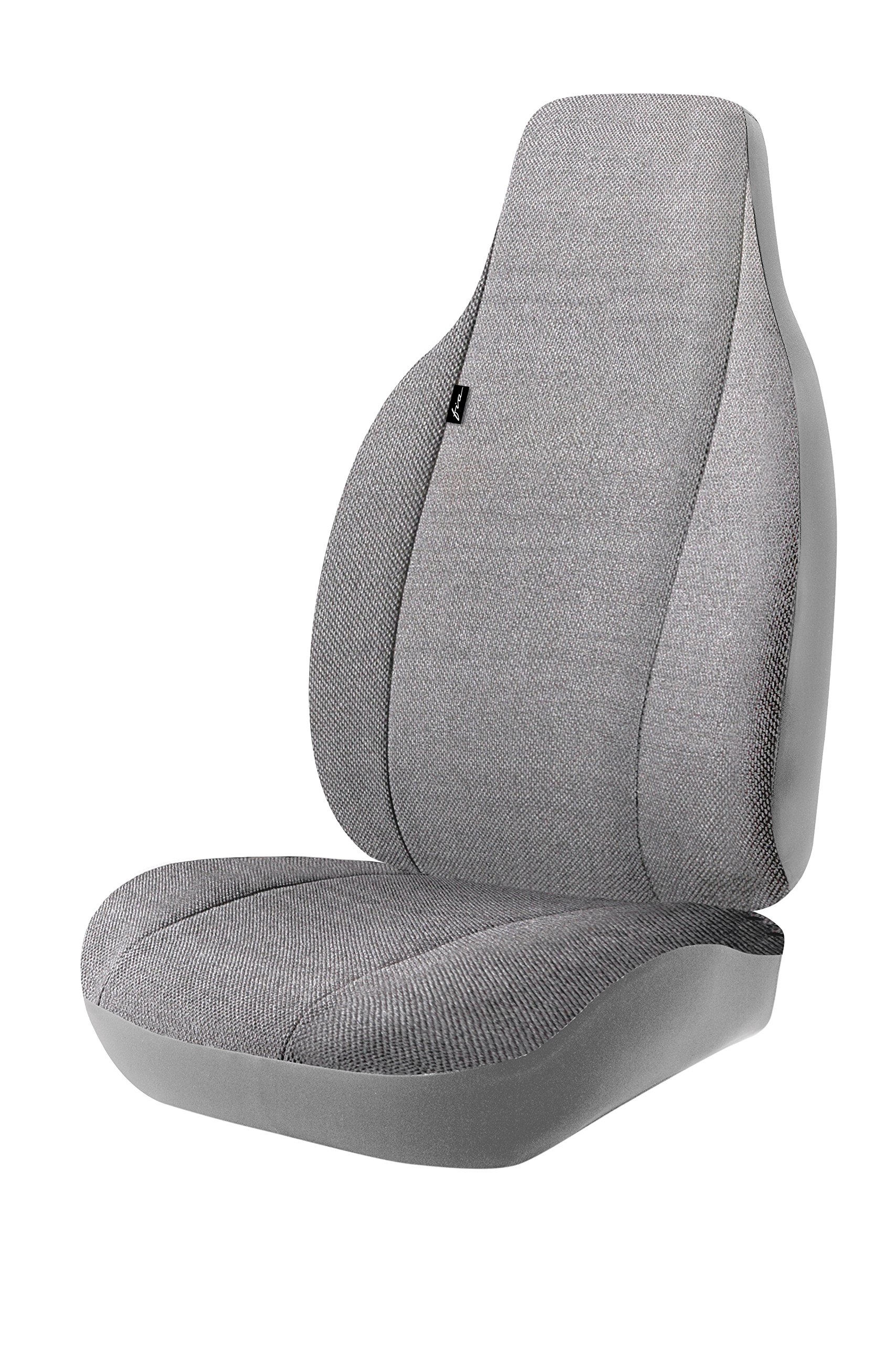 Fia TRS42-67 Gray Custom Fit Rear Seat Cover Split Cushion 60/40 - Saddle Blanket (Solid Gray) | Durable Car Seat Protector for Trucks & SUVs | Perfect for Pets, Kids & Outdoor Adventures