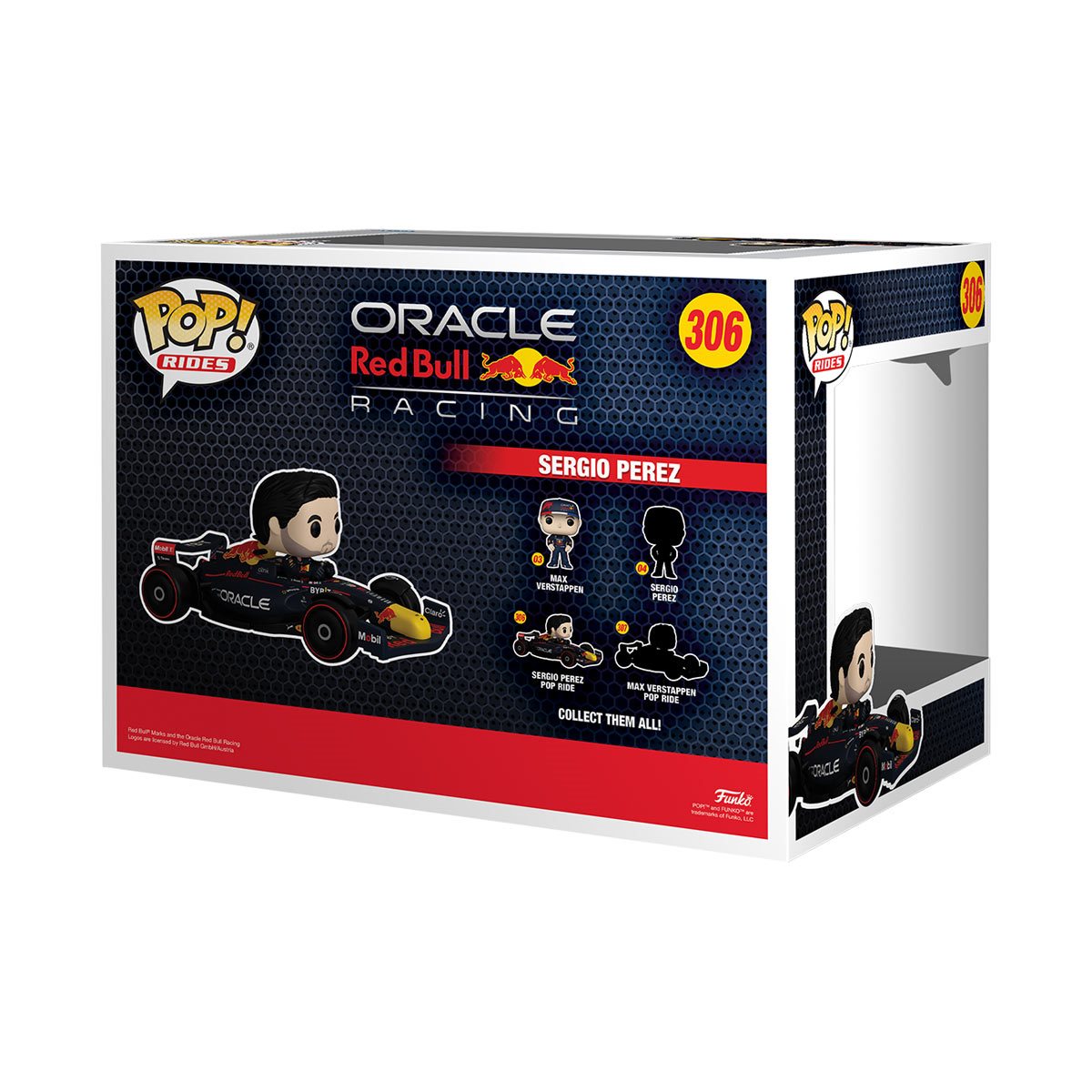 Sergio Perez Funko Pop! Ride Vinyl Figure - F1 Racing Collectible with Vehicle #306 - Perfect for Formula 1 Fans and Pop Culture Collectors