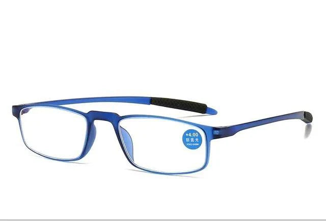 Anti Blue Light Reading Glasses - Flexible Memory Frame for Computer & Digital Eye Strain Relief - Perfect for Office Work, Gaming & Night Reading