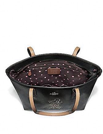 Coach Disney X Minnie Mouse City Zip Top Tote Bag for Women - Stylish Crossbody Handbag for Work, Travel & Daily Use