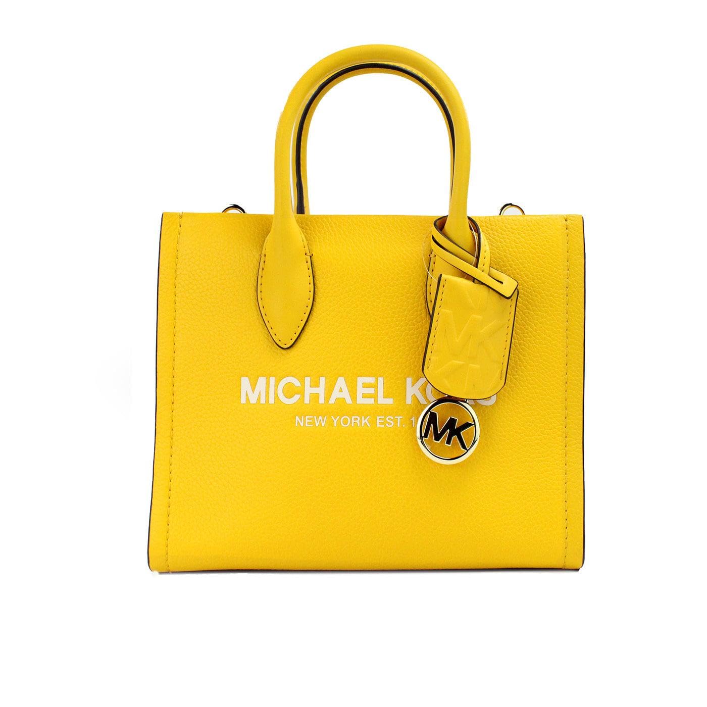 Michael Kors Women's Small Leather Tote Handbag - Stylish Designer Purse for Work, Travel & Everyday Use