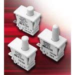E69-00A SPDT Push Button Switch - 10A 250VAC, Momentary Contact, NO/NC, Quick Connect, Panel Mount (10 Pack) - Perfect for Industrial Control Panels, Machinery, and Electrical Equipment
