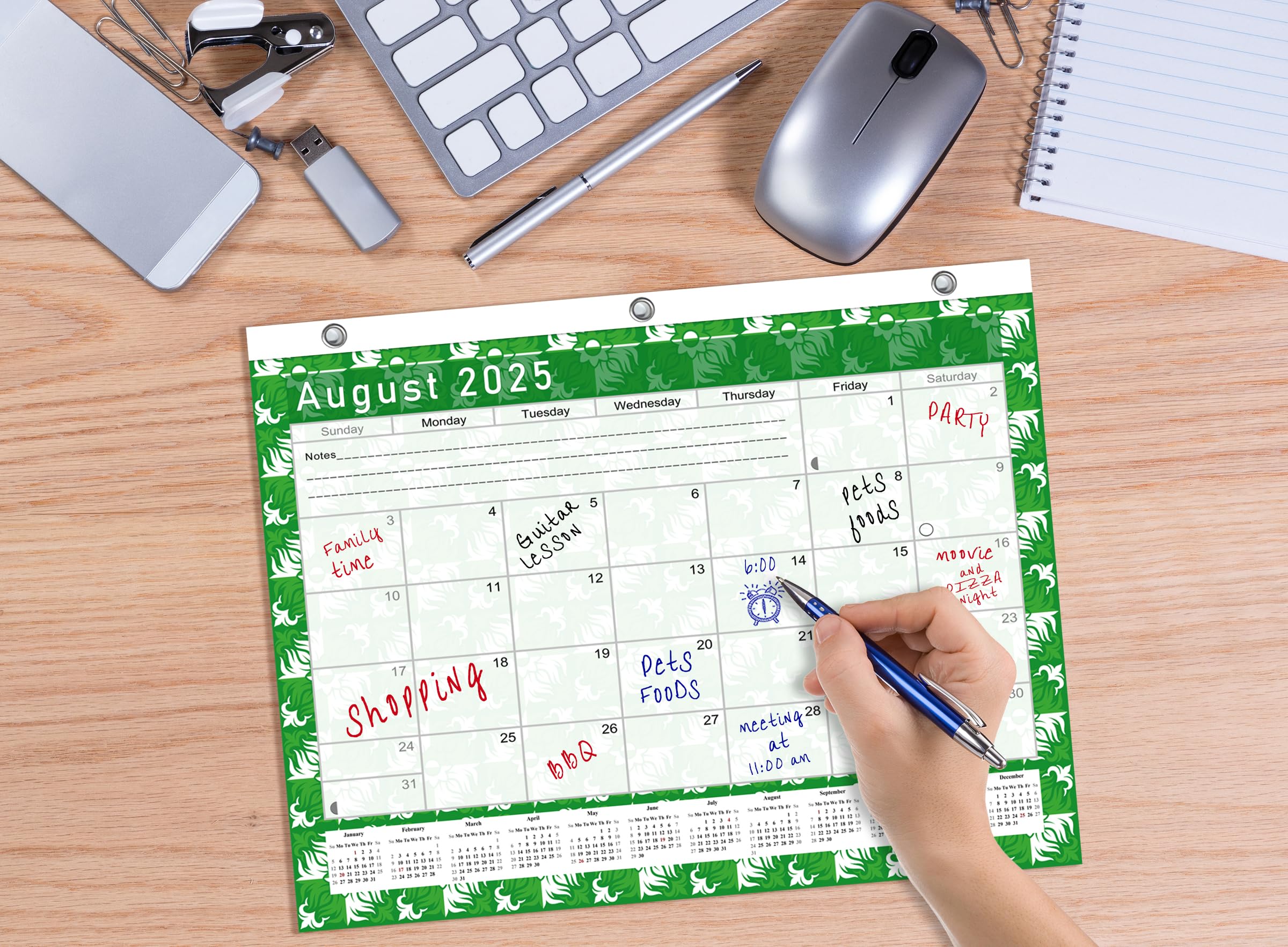 2025-2026 Student Planner | 12-Month Academic Calendar for College & High School | 3-Ring Binder, Desk & Wall Organizer | School & Office Supplies | Made in USA (Edition #016) - Perfect for Class Scheduling, Homework Tracking & Time Management