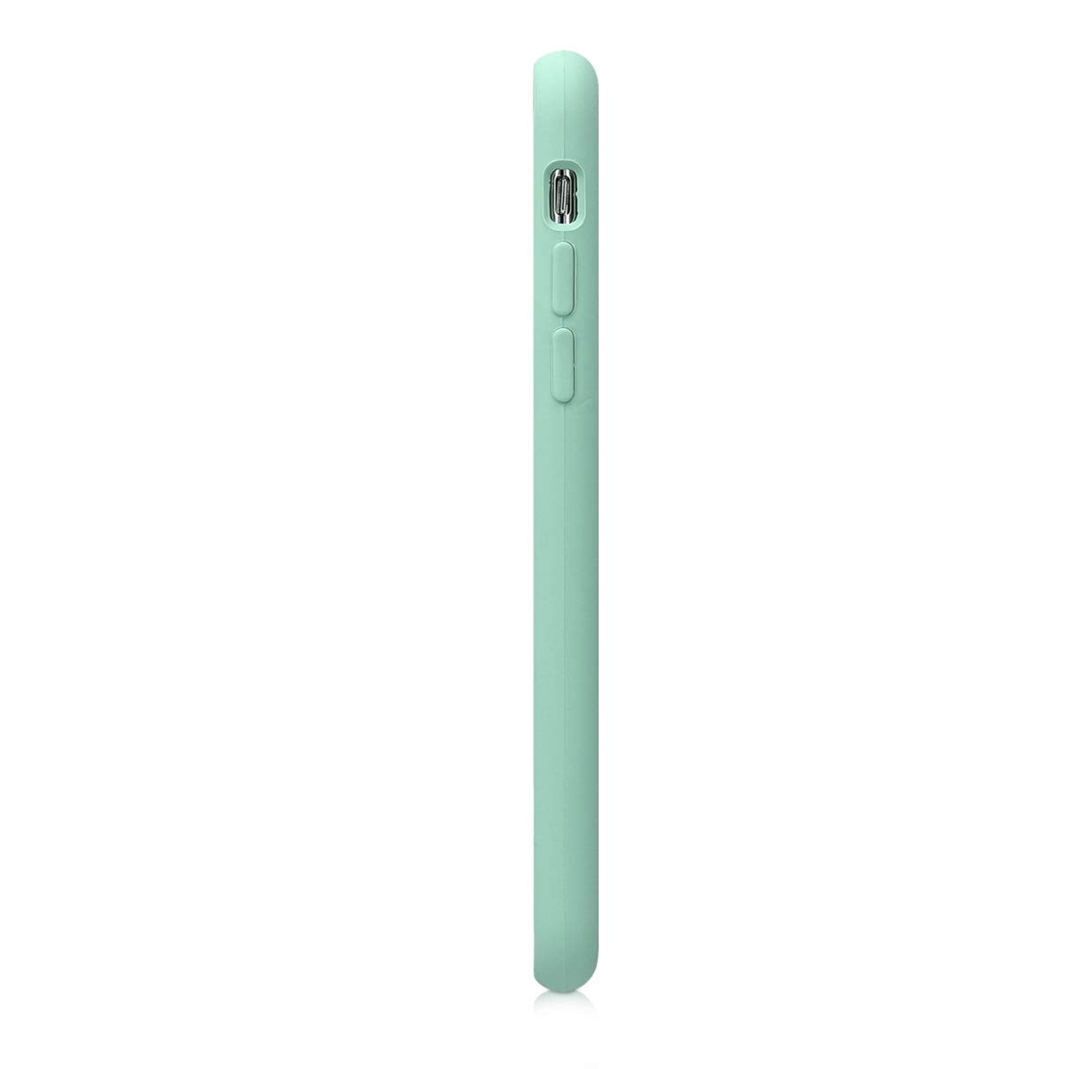 kwmobile TPU Silicone Case for Apple iPhone Xs - Soft Matte Finish Protective Phone Cover in Mint Green | Slim Fit, Shockproof & Scratch Resistant for Everyday Use