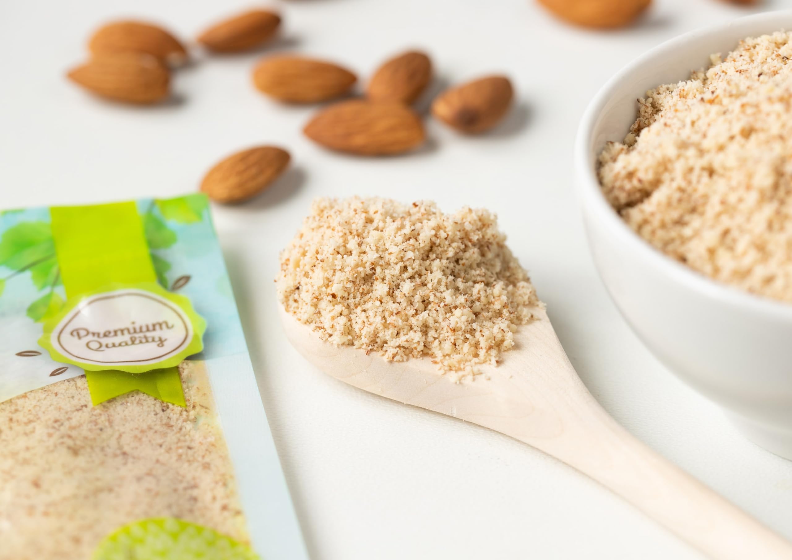 Food to Live California Unblanched Almond Flour, 6 Pounds - Natural, Finely Milled with Skin On, Raw, Kosher, Vegan, Keto & Paleo Friendly | Low Carb, Low Sodium, High in Fiber & Protein | Perfect for Baking, Cooking & Healthy Snacks