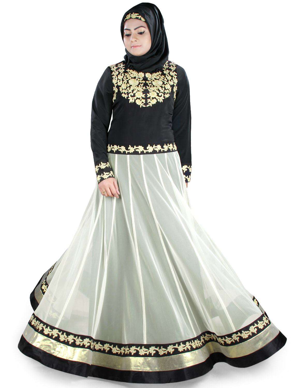 Elegant Farheen Abaya for Women - Modest Islamic Prayer Dress - Perfect for Mosque, Prayer, and Special Occasions