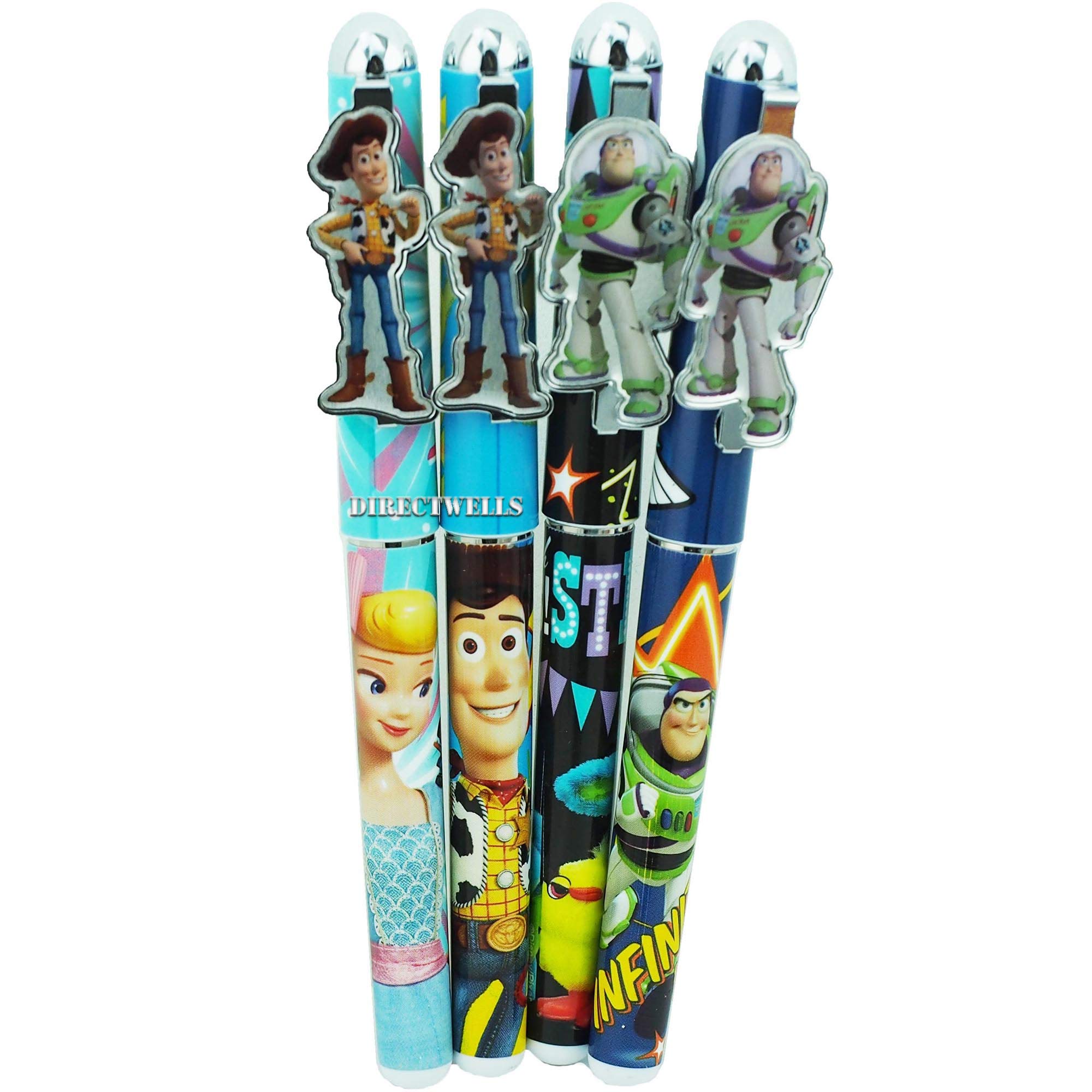 Toy Story 4 Character Pens Set - Woody, Buzz Lightyear & Jessie Collectible Writing Pens | Perfect for Disney Fans, Office Supplies & School Gifts