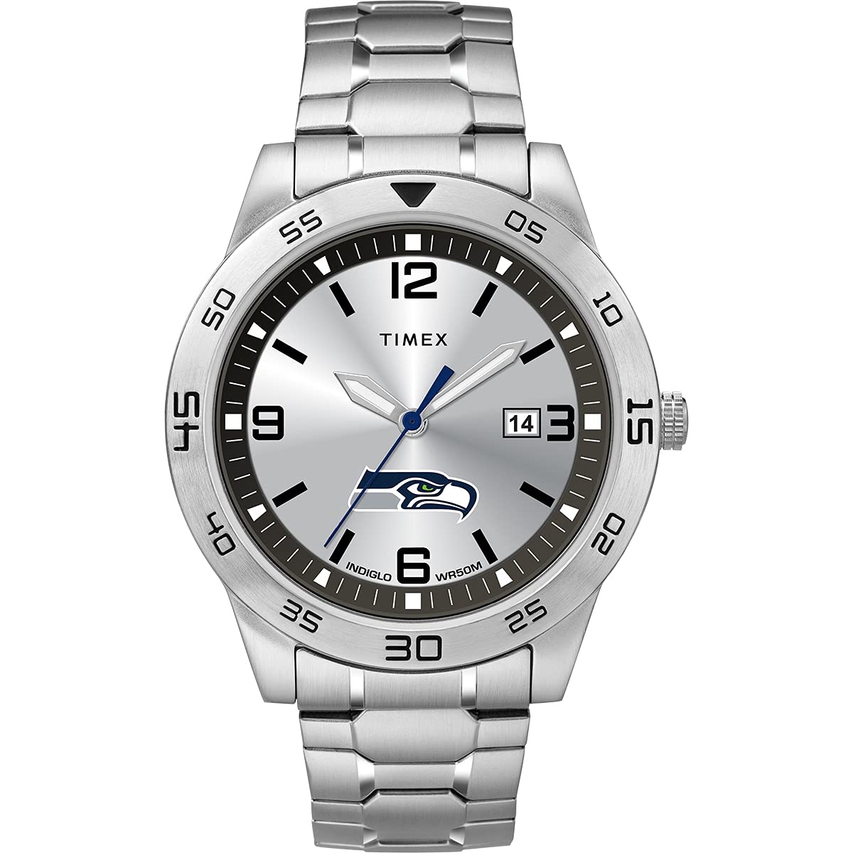 Timex Tribute 42mm Men's Watch - Stainless Steel for Business & Casual Wear