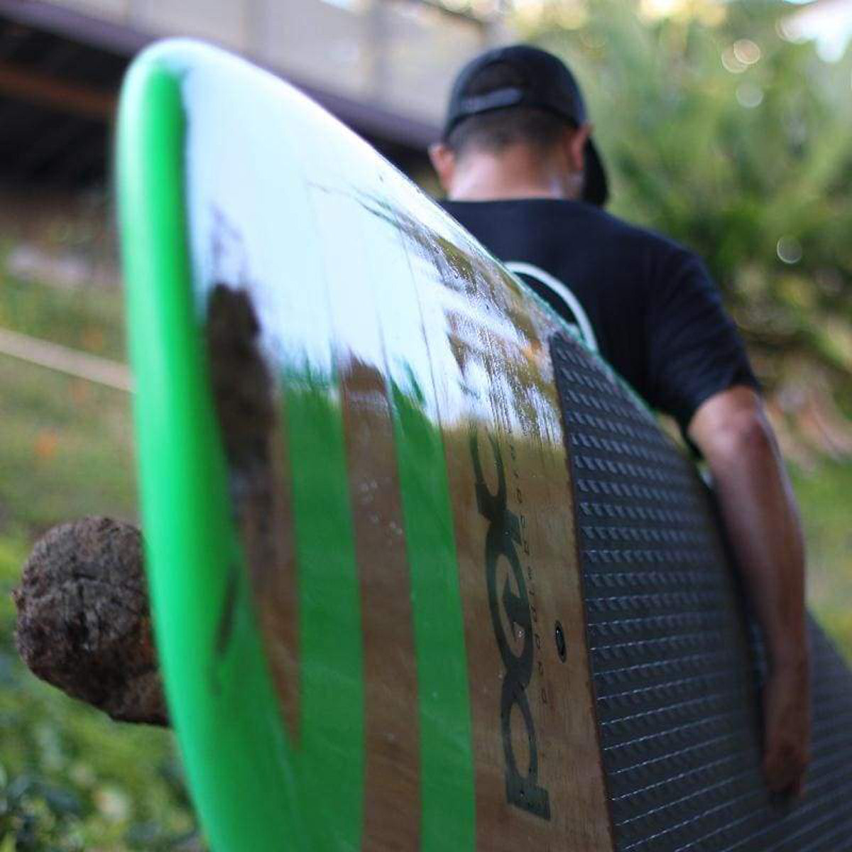 Premium POP Rigid 11' Huckleberry Allround Mint Bamboo Skateboard Deck - Perfect for Street Skating, Tricks & Commuting