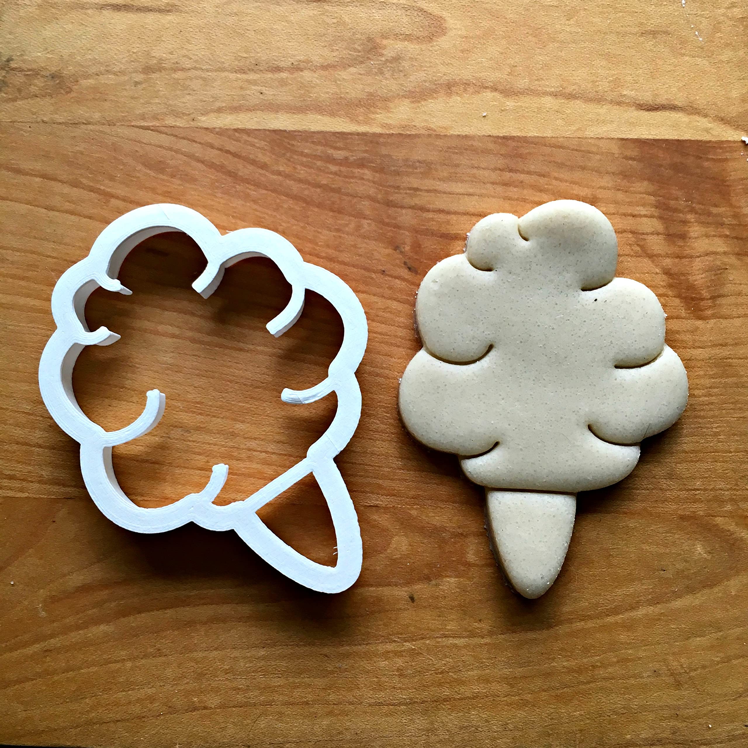 Sweet Prints Inc Cotton Candy Cookie Cutter - 6 Inch Stainless Steel Baking Tool for Sugar Cookies, Cupcakes & Desserts | Dishwasher Safe | Perfect for Birthday Parties, Baby Showers & Holiday Baking
