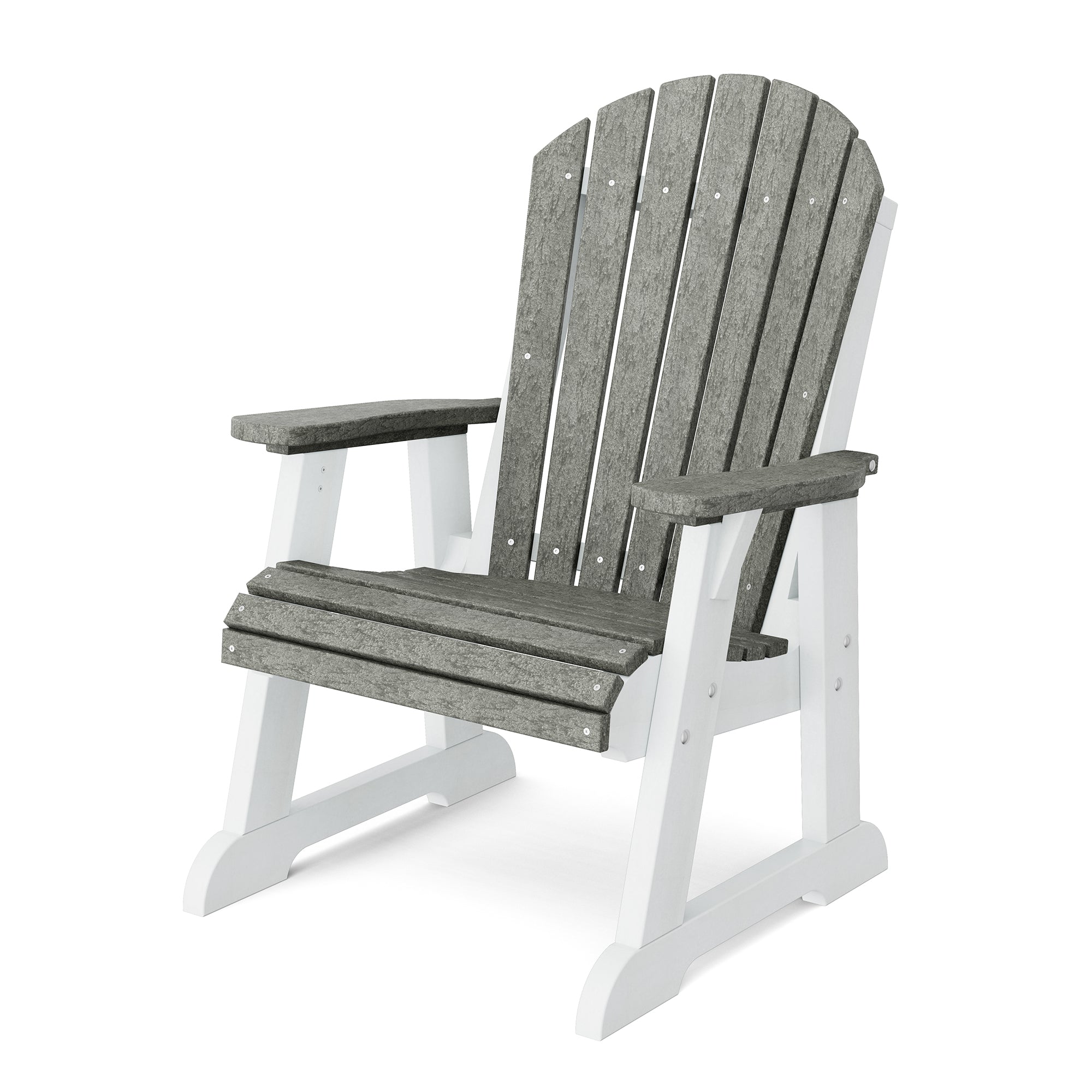 Heritage High Fan Back Chair - Classic Wooden Dining Chair with Upholstered Seat - Perfect for Farmhouse, Rustic & Traditional Dining Rooms