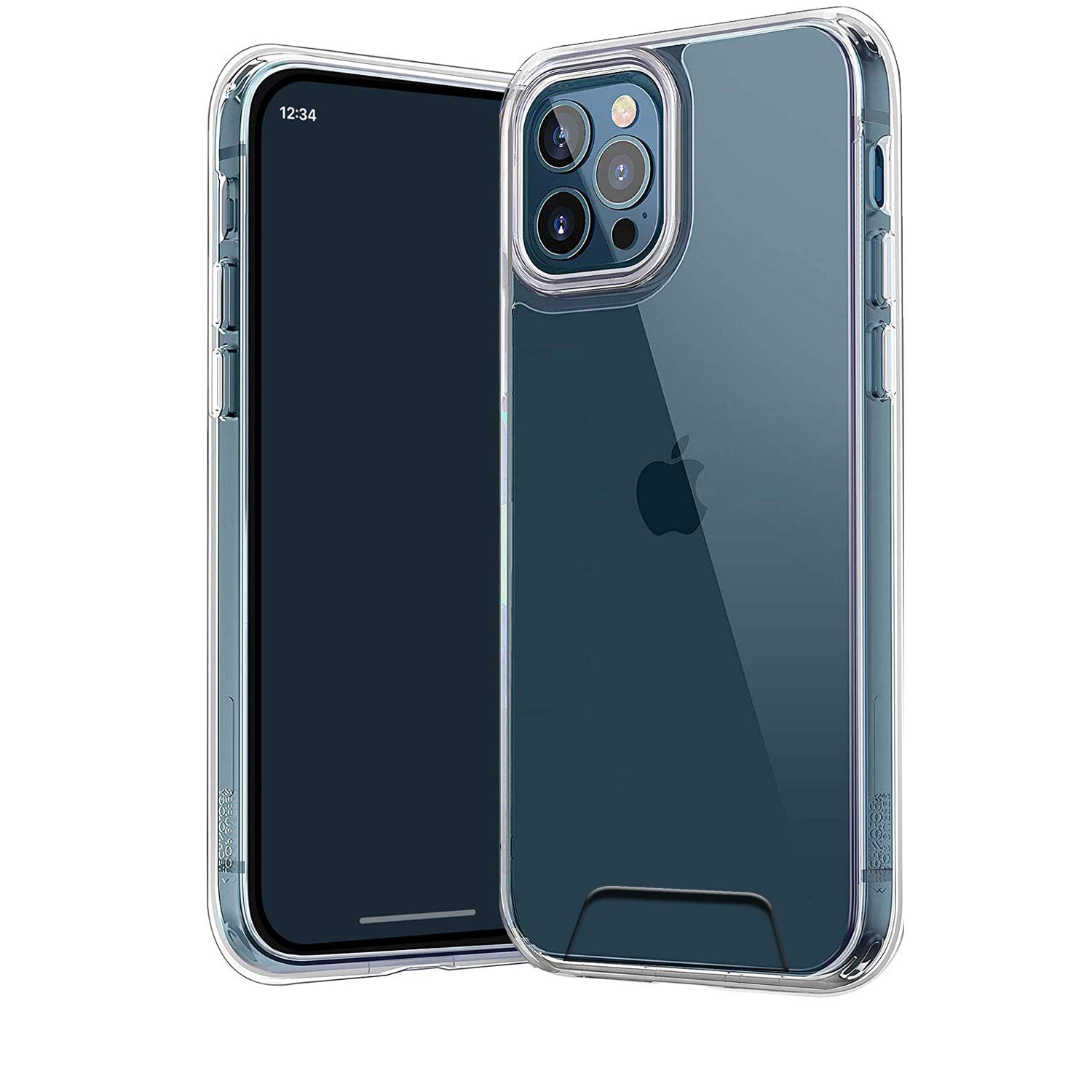 Cellet iPhone 12 Pro Max Case - Shockproof, Scratch Resistant, Slim & Lightweight Clear Protective Cover | Perfect for Everyday Use, Travel & Outdoor Activities
