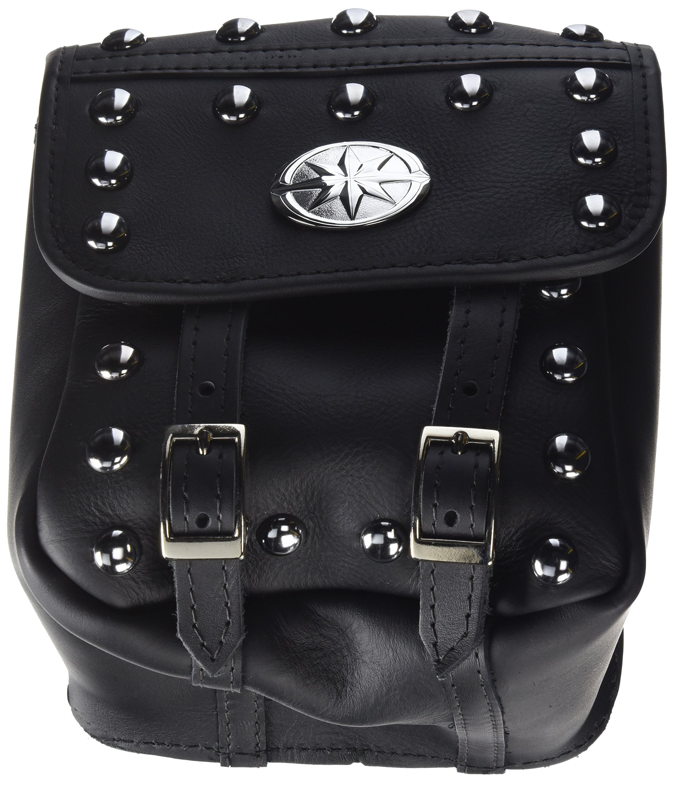 YAMAHA STR-4NK47-13-00 Genuine Leather Backrest Bag for Royal Star Motorcycle - Perfect for Long Rides & Road Trips