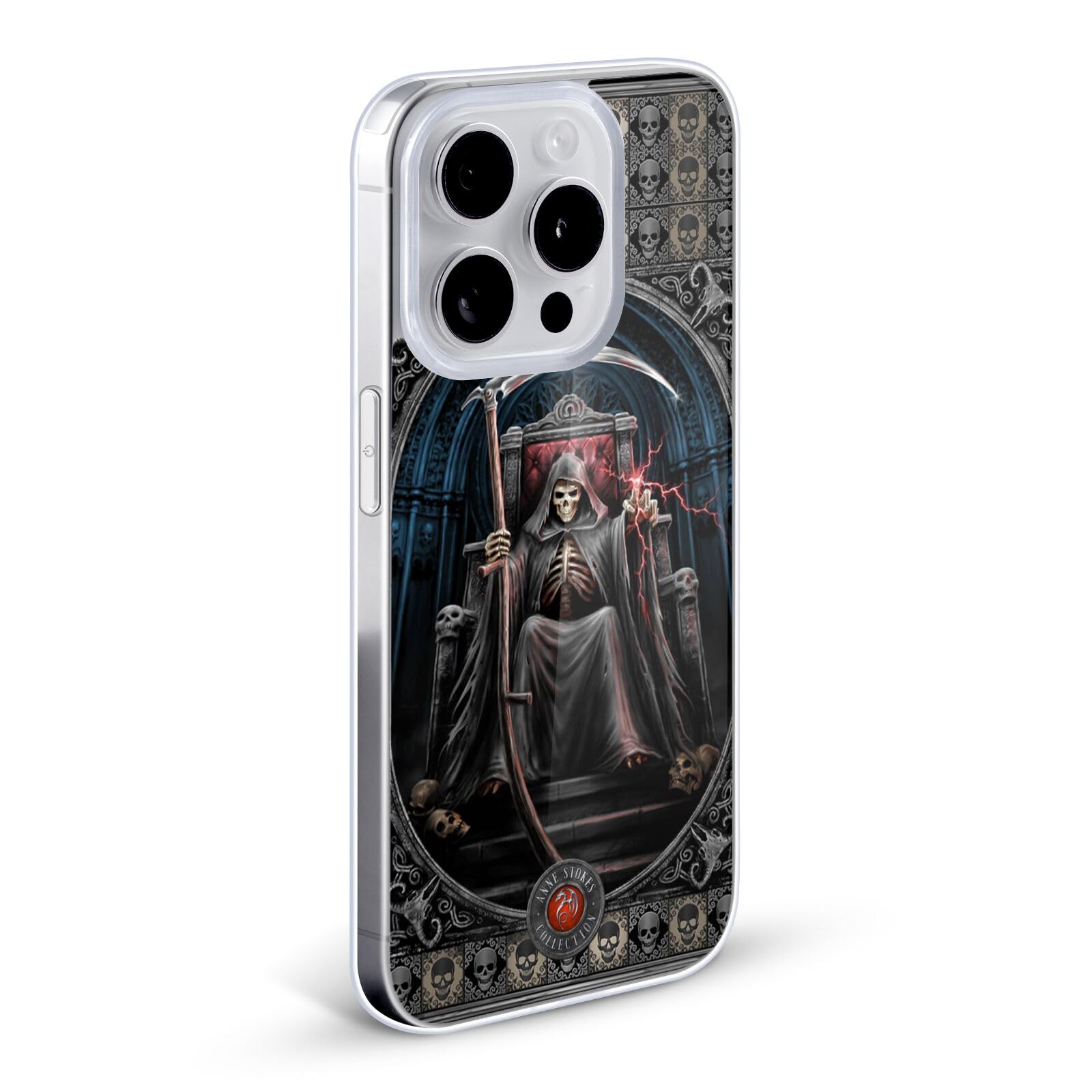 Anne Stokes Reaper Gothic Soft Gel Case for Apple iPhone 11 Pro - Officially Licensed Horror Art Phone Cover | Perfect for Halloween, Gothic Lovers & Dark Aesthetic Enthusiasts