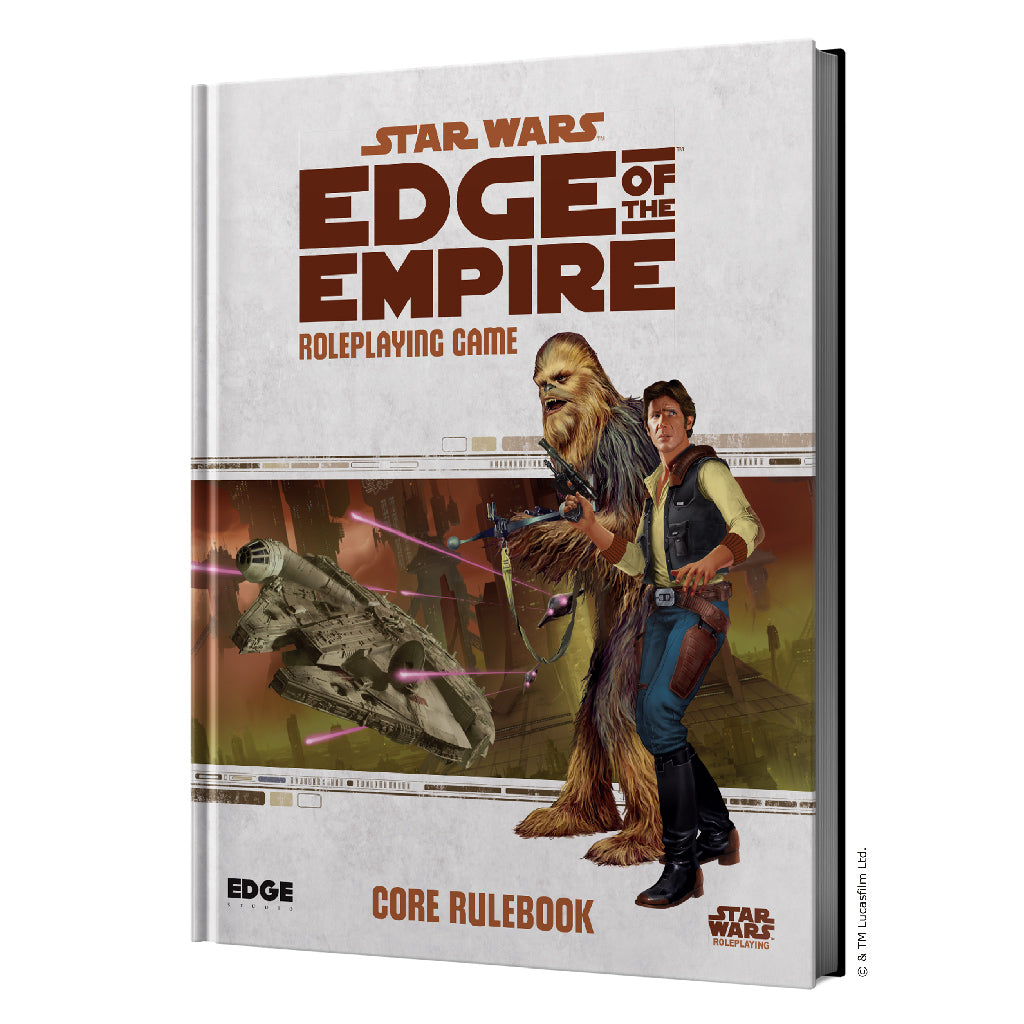Star Wars Edge of the Empire Core Rulebook - Fantasy Tabletop RPG Game for Adults & Teens - Perfect for Game Nights & Sci-Fi Adventures