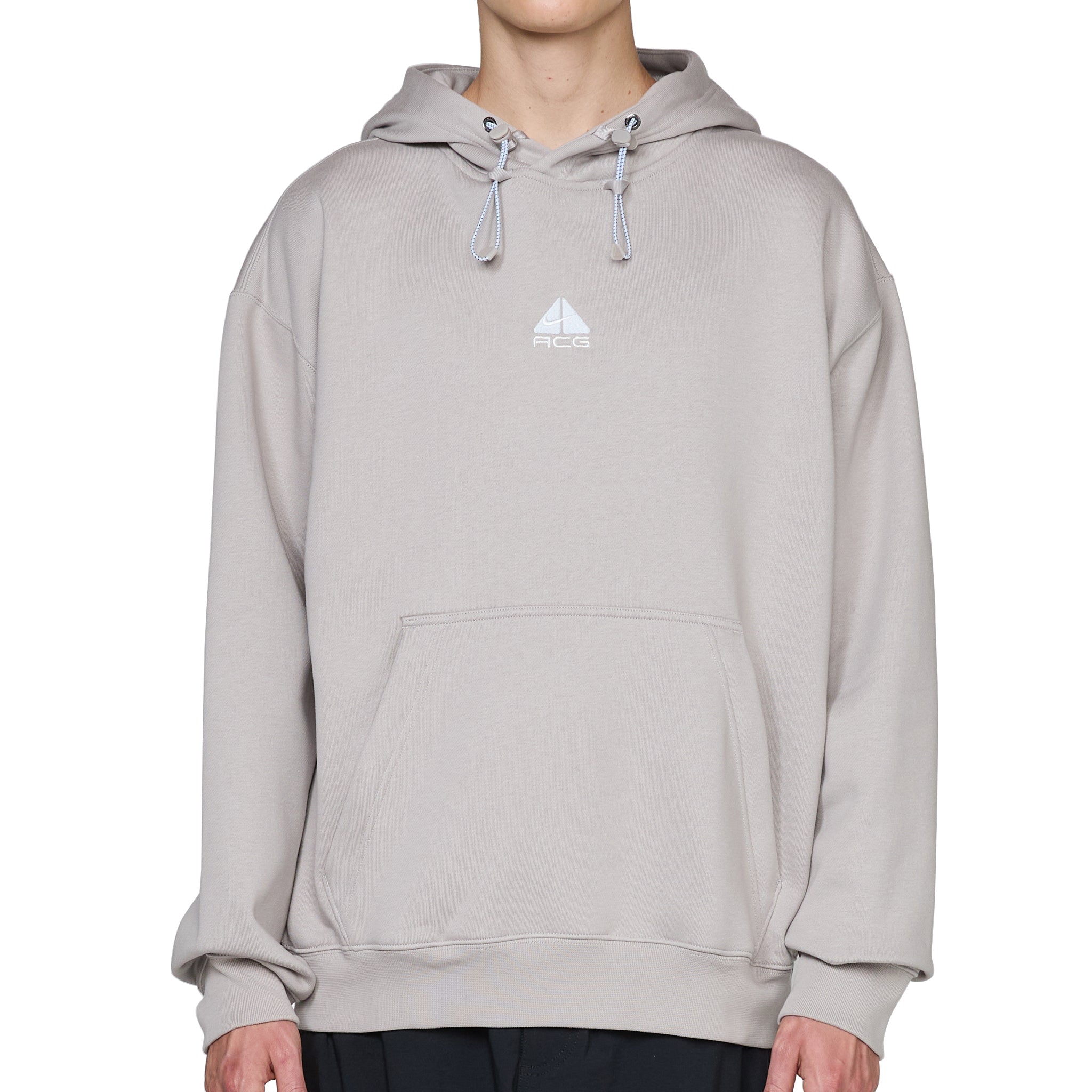 ACG Therma Fit Fleece Pullover Hoodie for Men & Women - College Grey, Football Grey, Summit White | Warm Winter Outdoor Hooded Sweatshirt for Hiking, Camping & Sports Activities