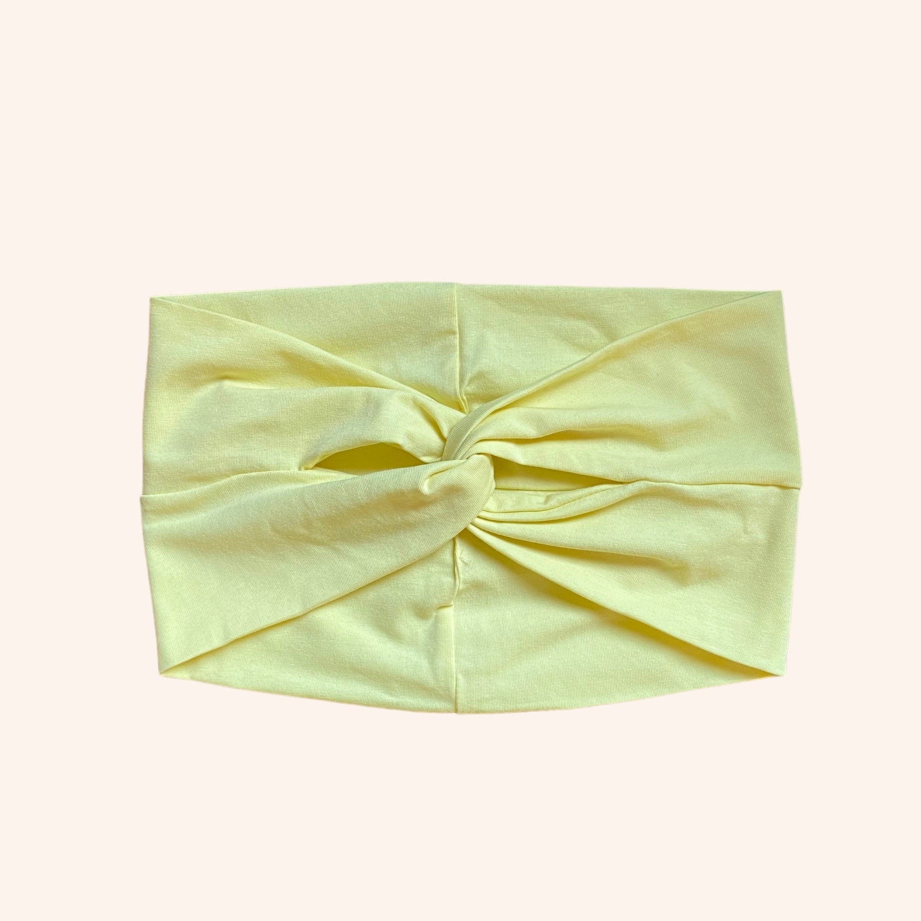 Bandeau Hope Yellow Vanilla Bikini Top - Women's Fashion Swimwear for Beach, Pool & Summer Vacations