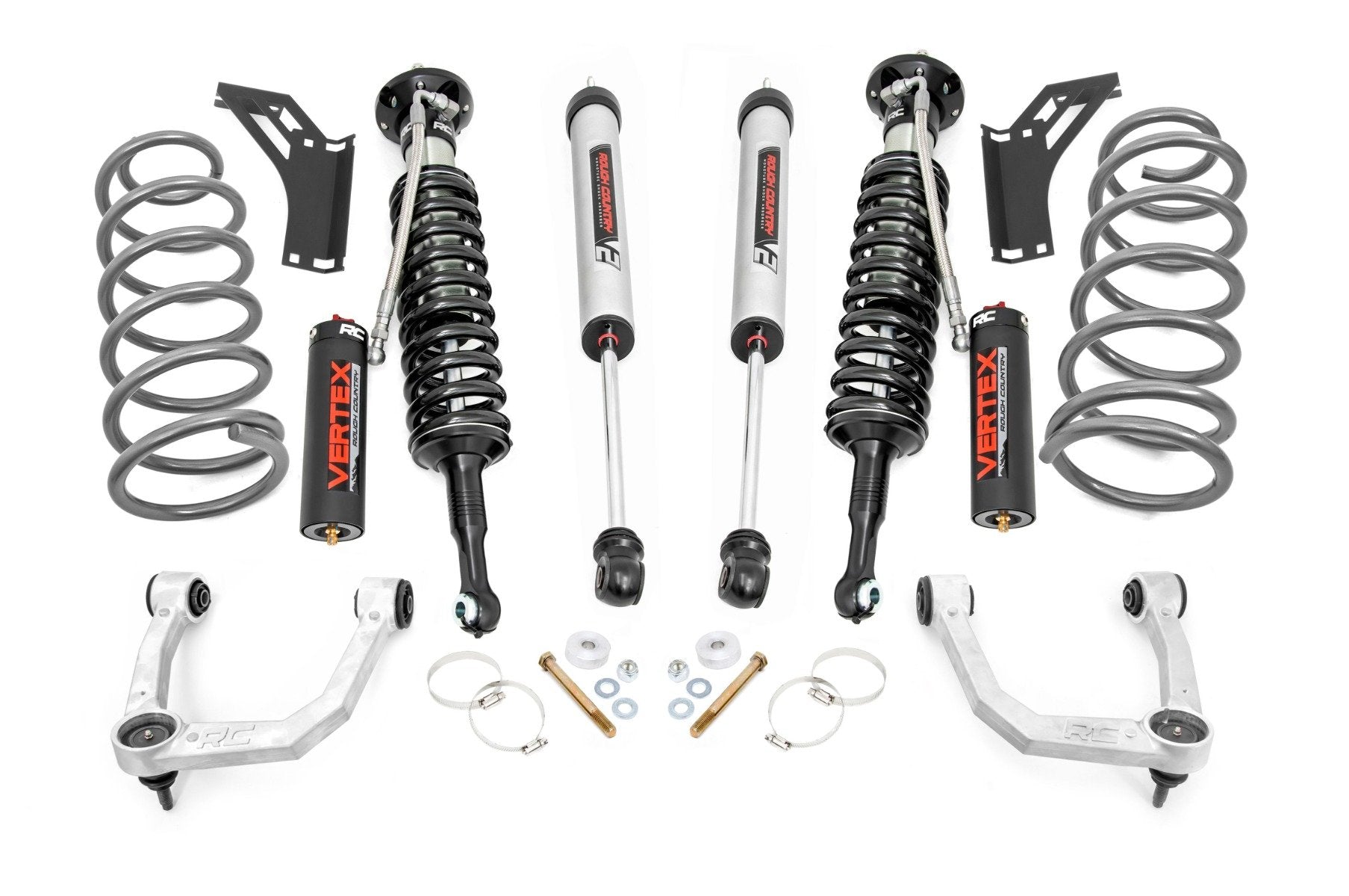 3 Inch Lift Kit with Upper Control Arms, RR Coils & Vertex/V2 Struts for Toyota 4Runner (2010-2024) | Off-Road Suspension Upgrade | 76658 | Perfect for Trail Riding & Overlanding Adventures
