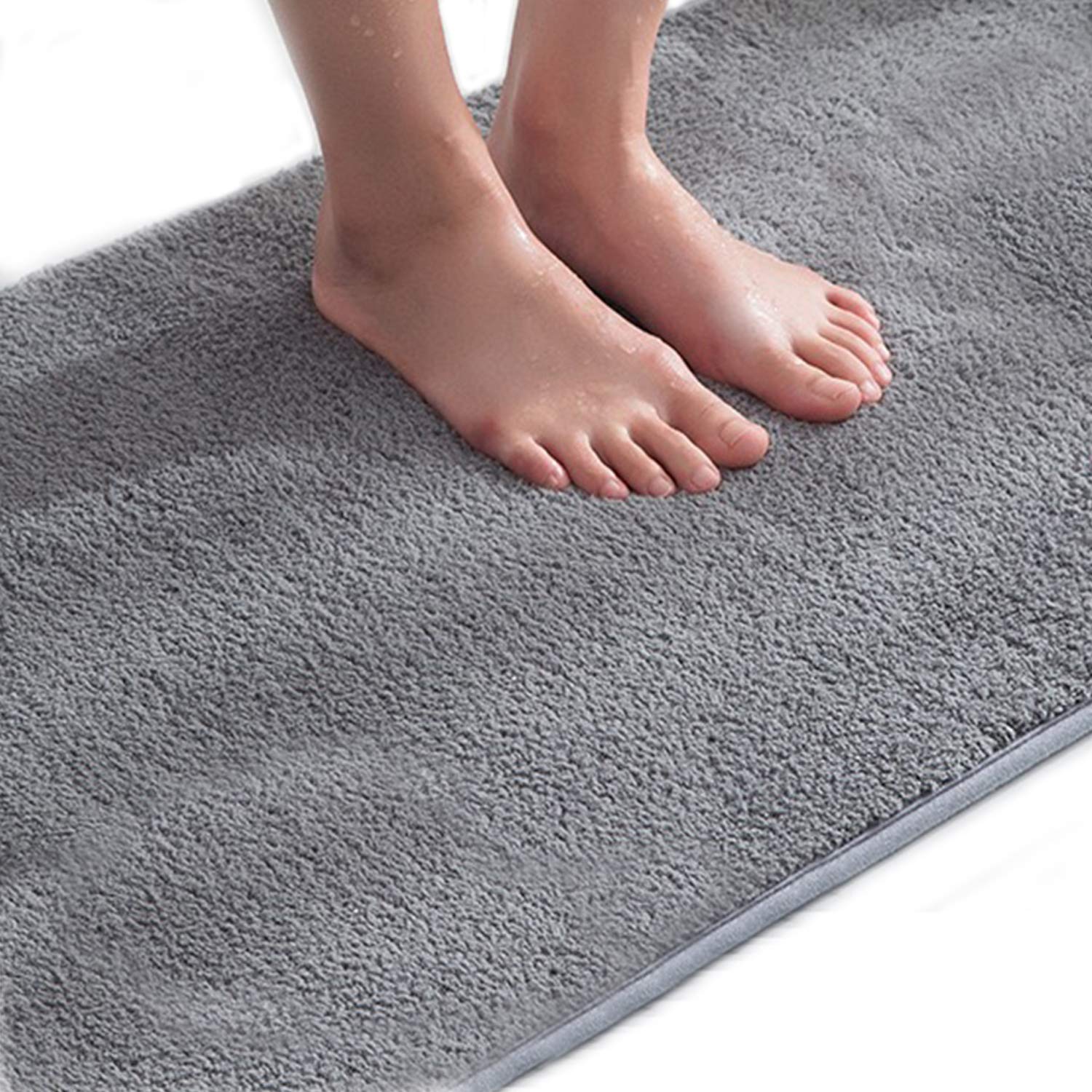 Soft Plush Non-Slip Bathroom Rug - Ultra Absorbent Bath Mat for Shower, Tub & Bathroom Floor - Perfect for Bathroom Safety and Comfort