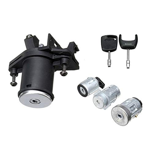 Ford Fiesta MK V Fusion Ignition Lock Barrel Set with 2 Keys (Part #1479660) - Perfect for Door & Ignition Replacement & Repair