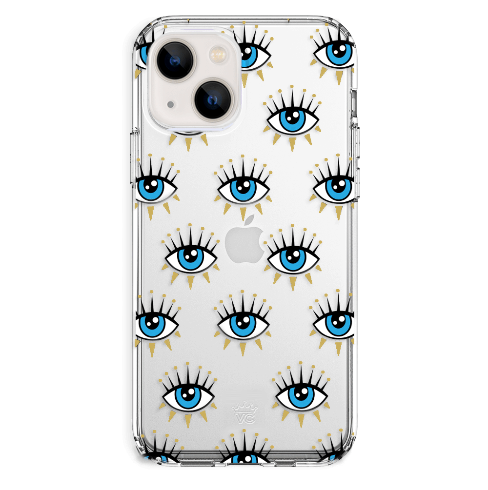 Evil Eye Protection iPhone Case - Stylish & Durable Phone Cover for iPhone 13/12/11/XR - Perfect for Travel, Parties & Daily Use