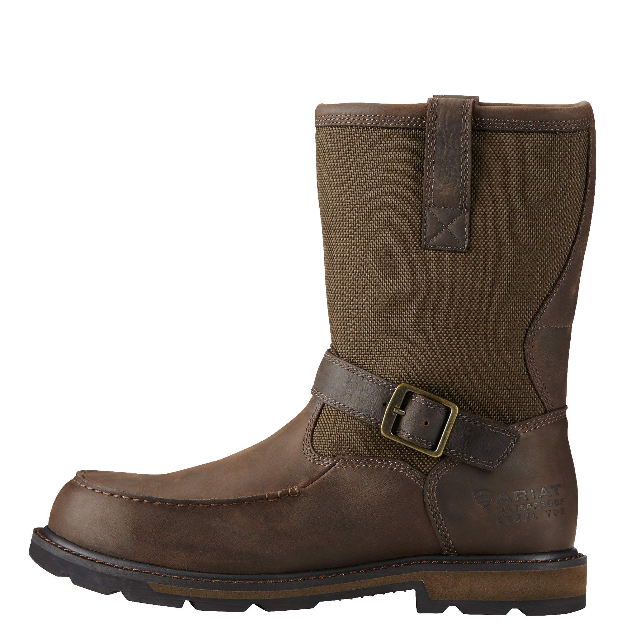 Ariat Men's Groundbreaker H2O Work Boots - Waterproof & Durable Safety Shoes for Construction, Farming & Outdoor Work | Comfortable Slip-Resistant Workwear for Men